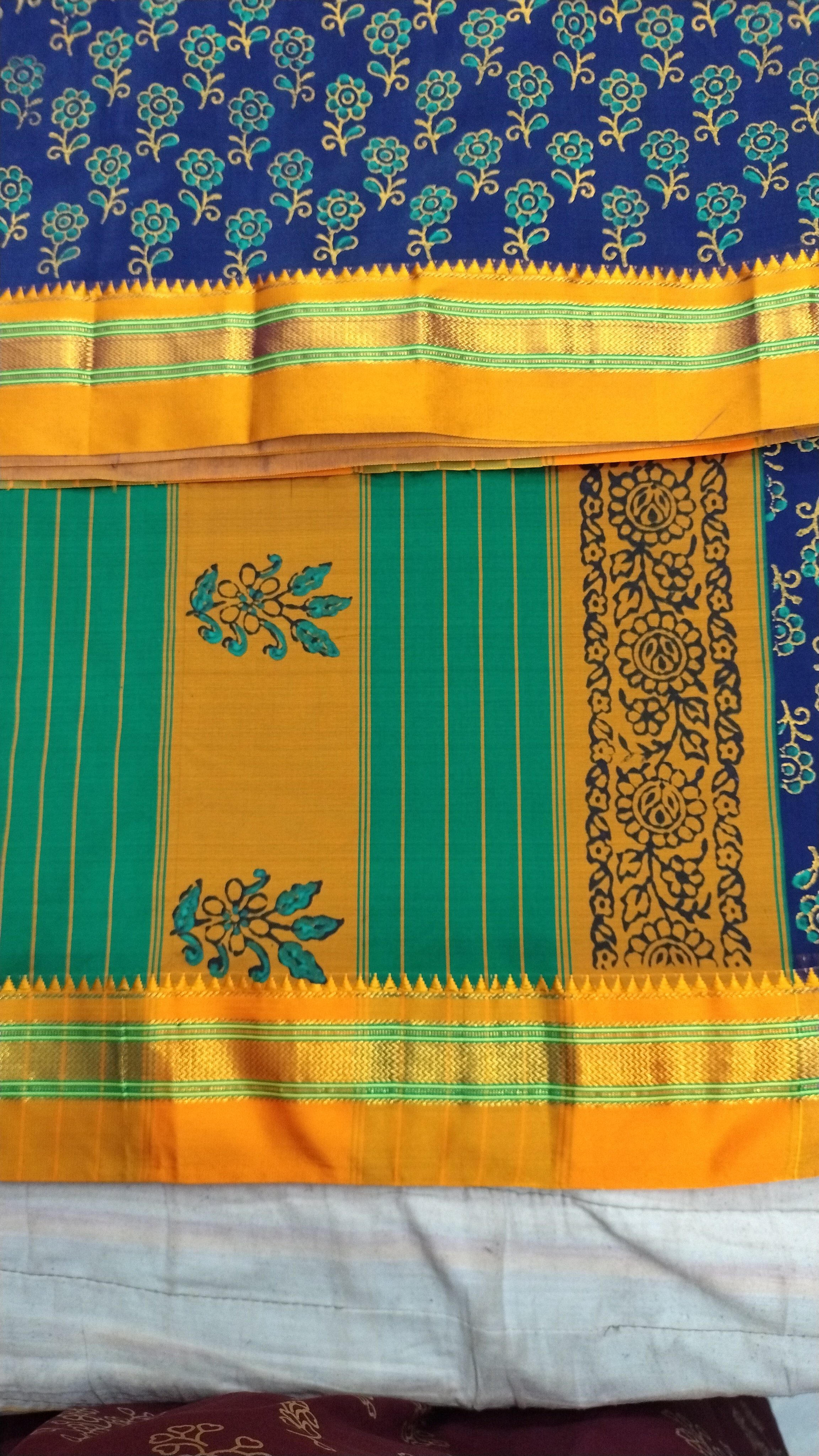 Ikkal sarees madisar Printed 10yardz