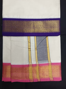 Pure cotton Muhurtham dhoti 9*5 11 maadampet