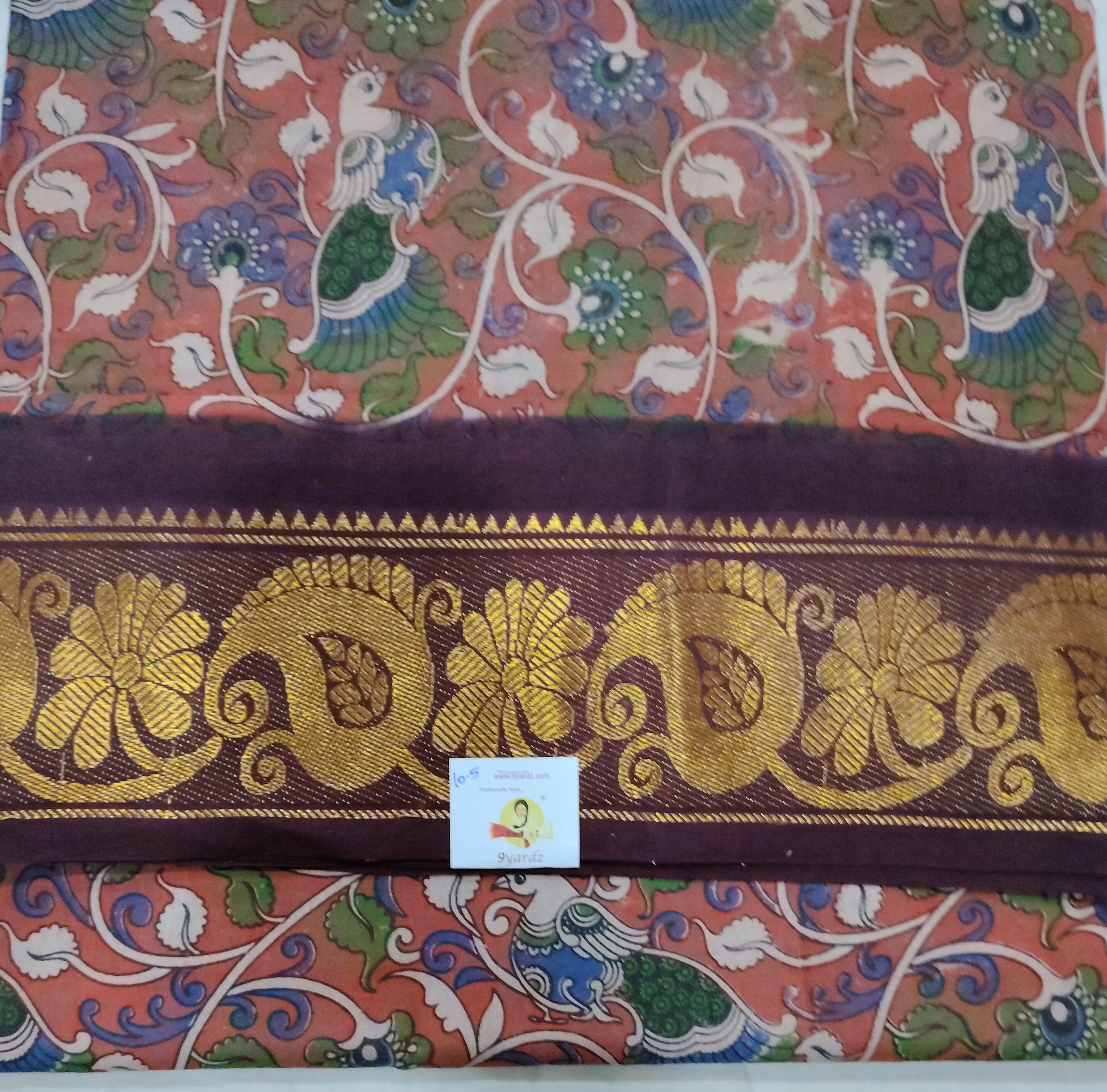 Sungudi cotton 10.5 yards madisar