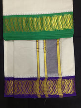 Load image into Gallery viewer, Pure cotton Muhurtham dhoti 9*5 11 maadampet