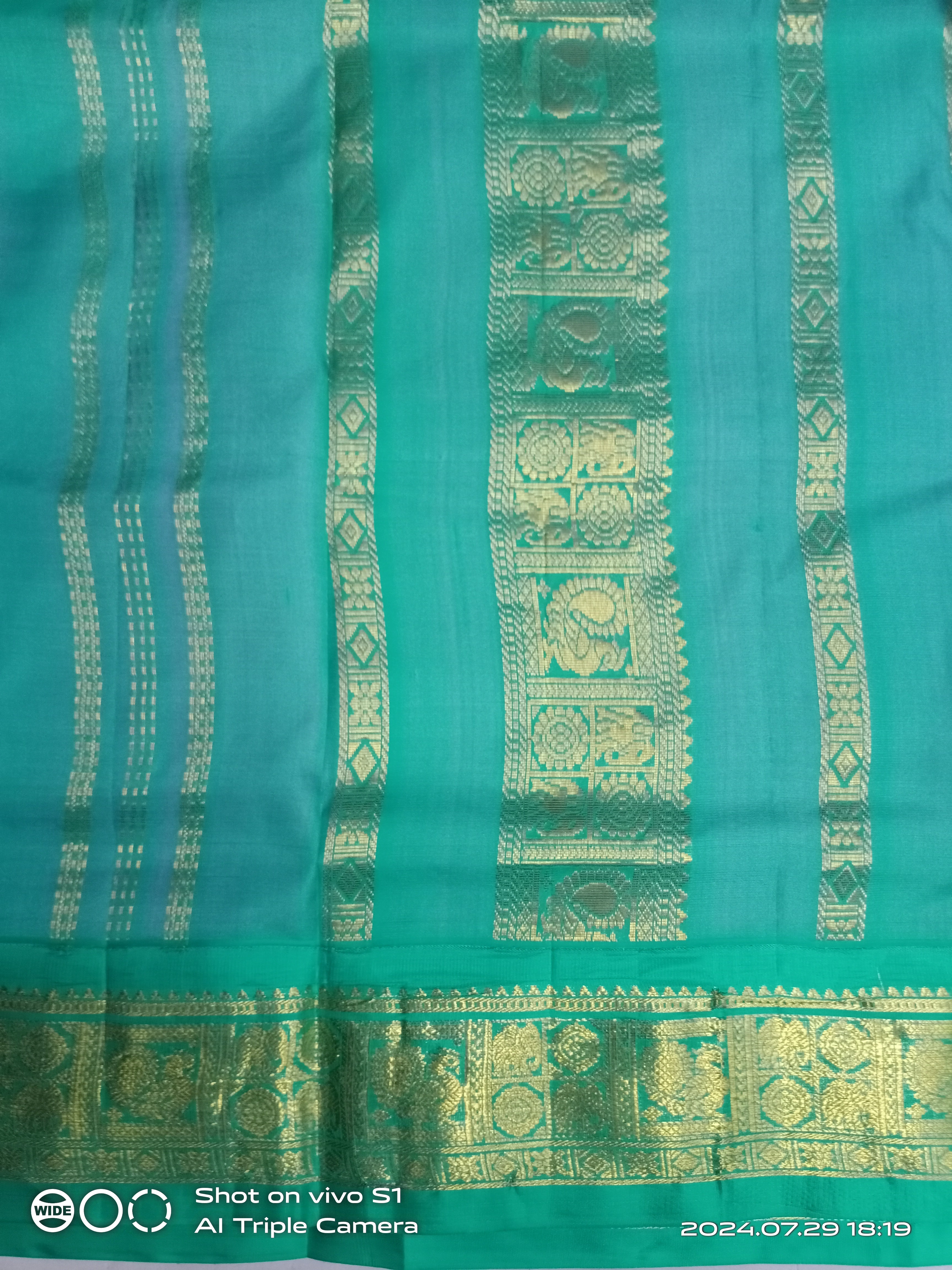 Pure silk 10.25yardz
