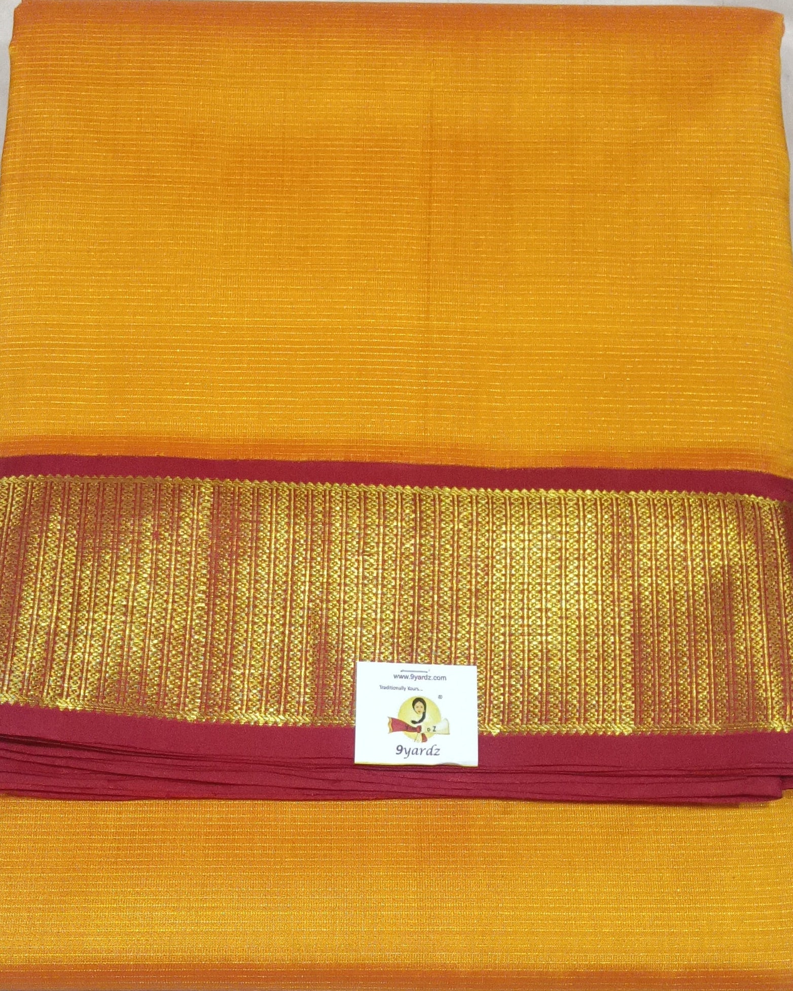 Pure Kanchipuram Silk Madisar Vairavoosi|10yards