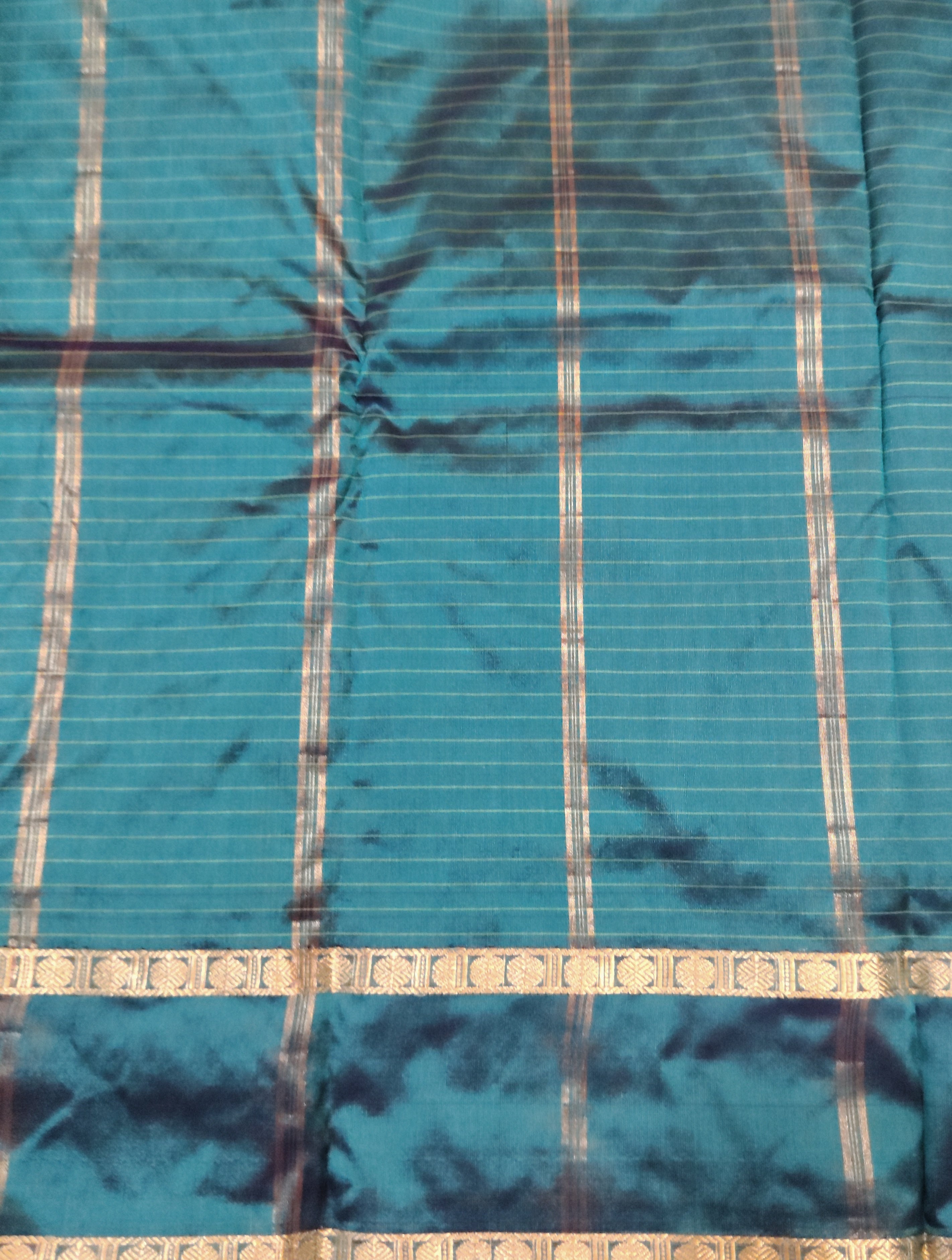 China silk checked 6Yards