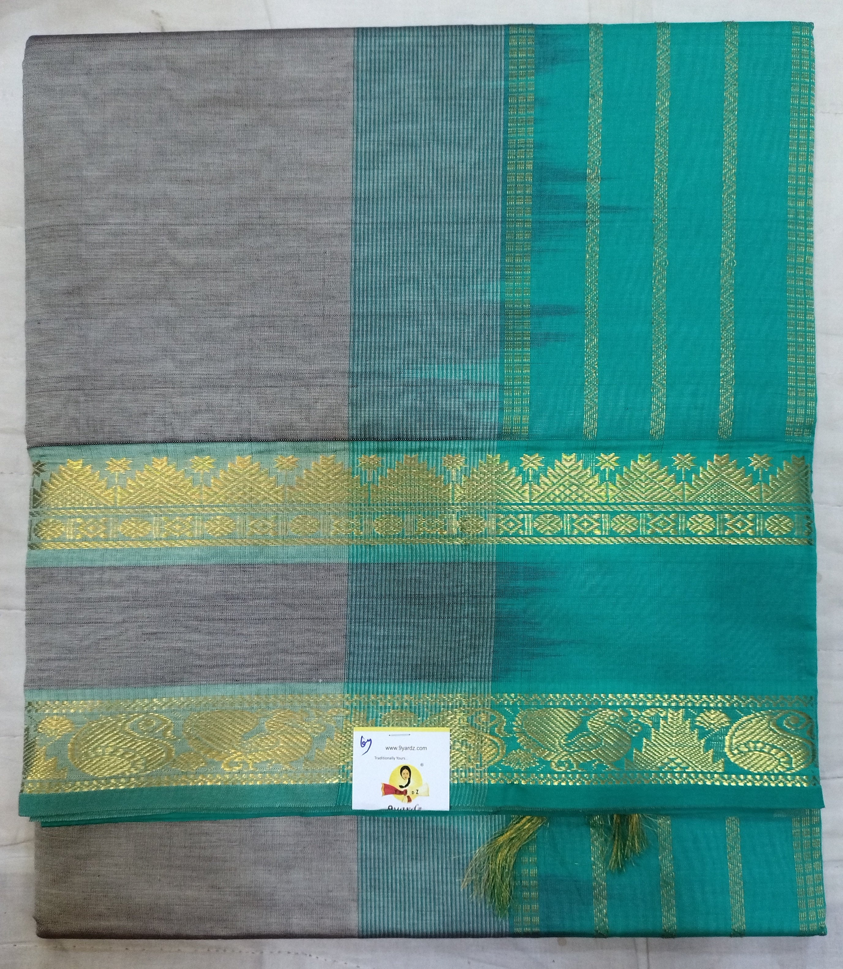 Semi silk Plain 6Yards