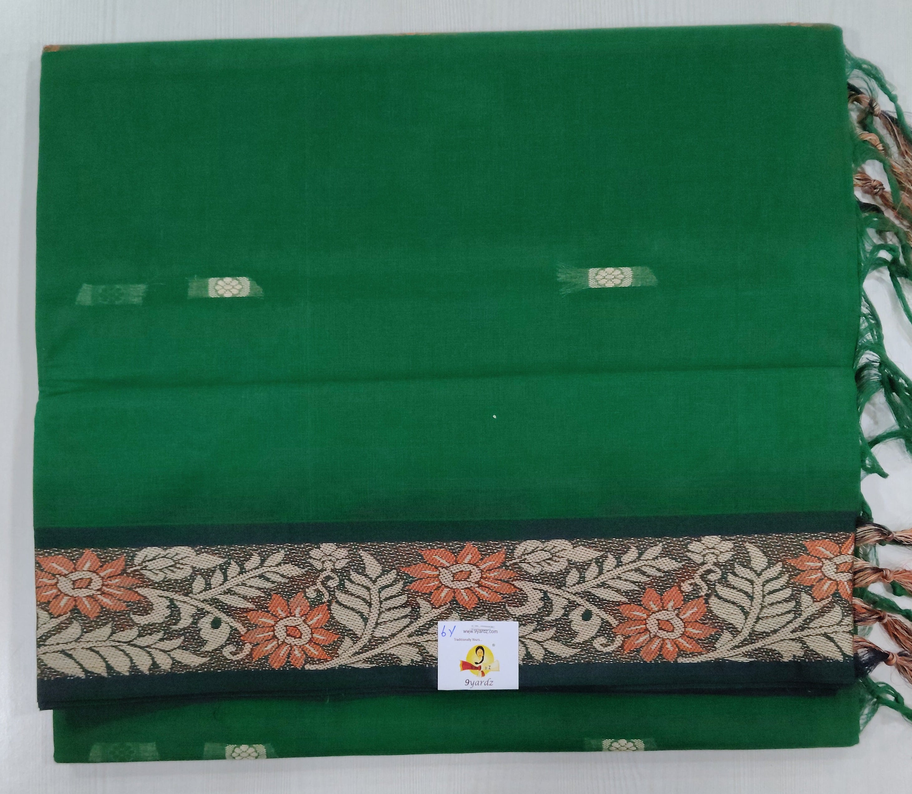 Kora Cotton  saree 6yardz
