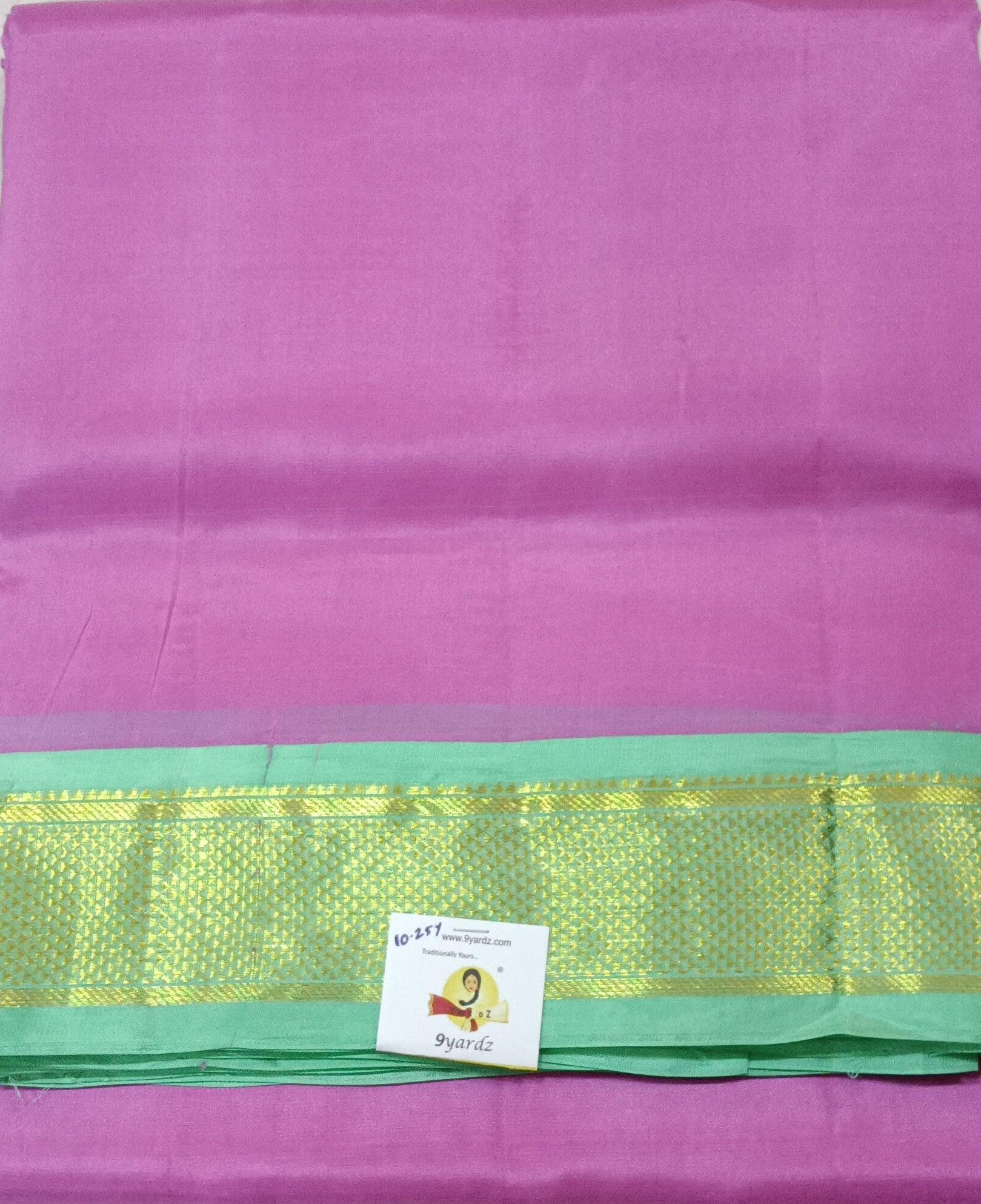 Pure silk 10.25yardz