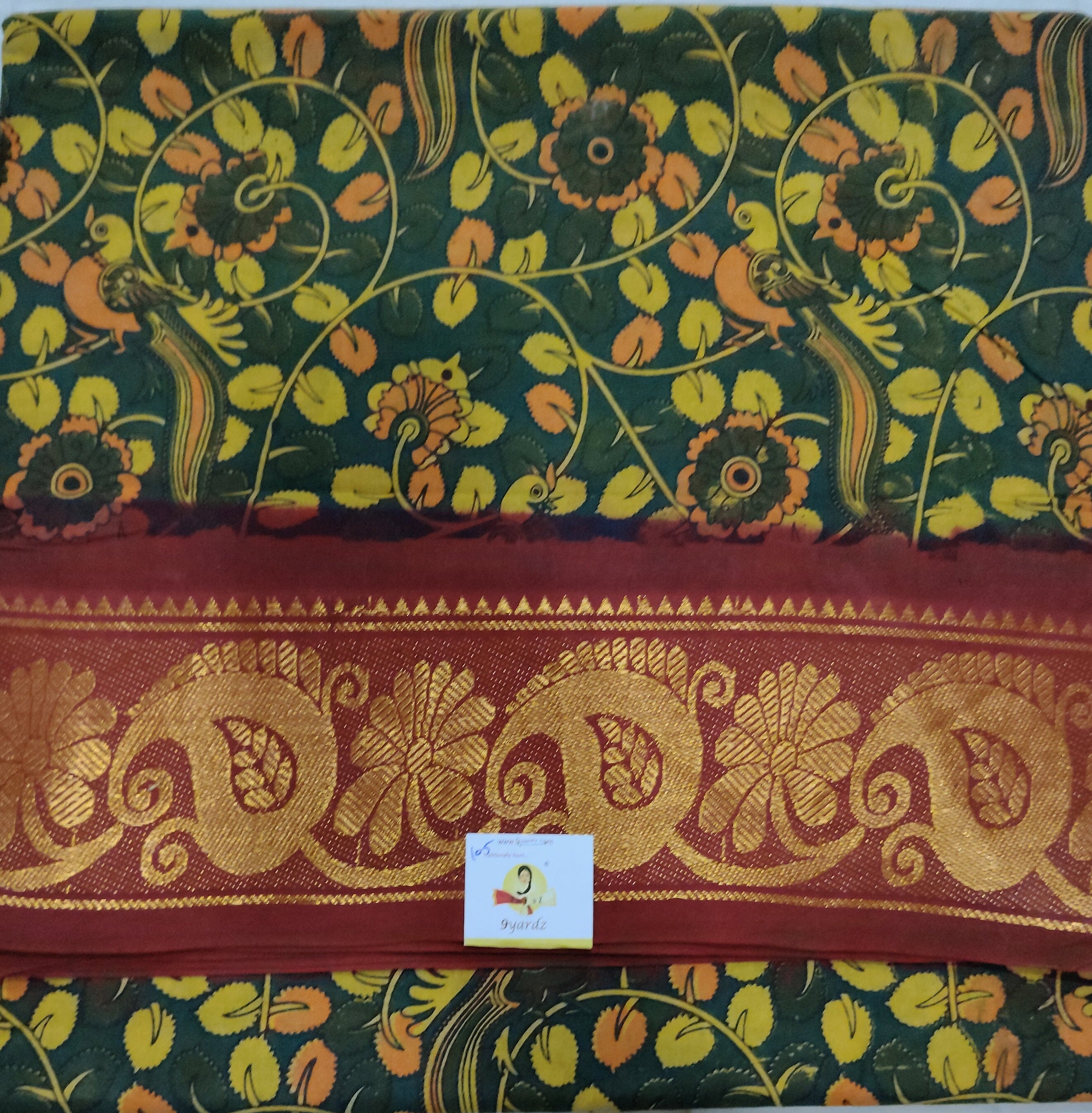 Sungudi cotton 10.5 yards madisar