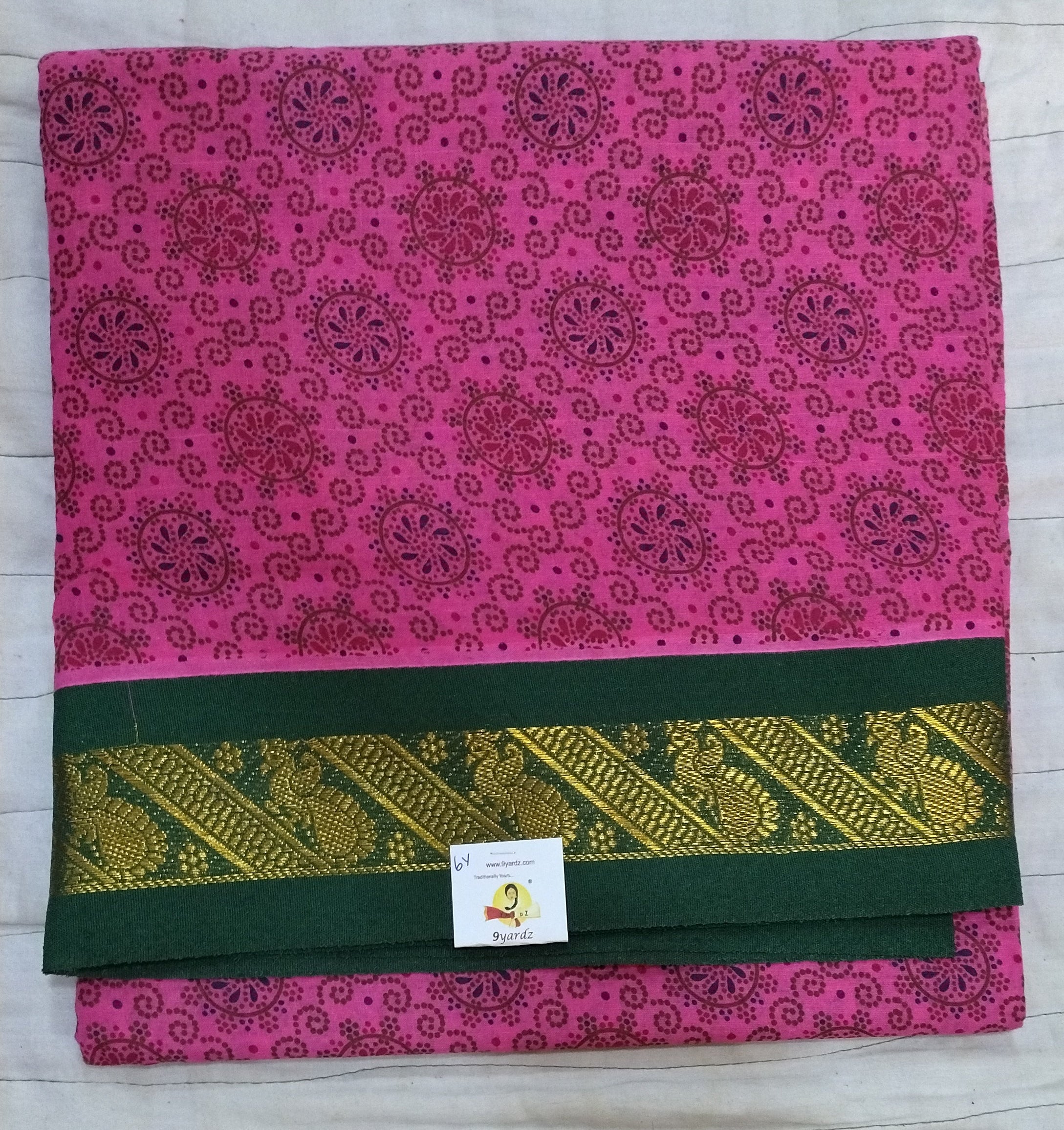 Sungudi cotton 6 yards