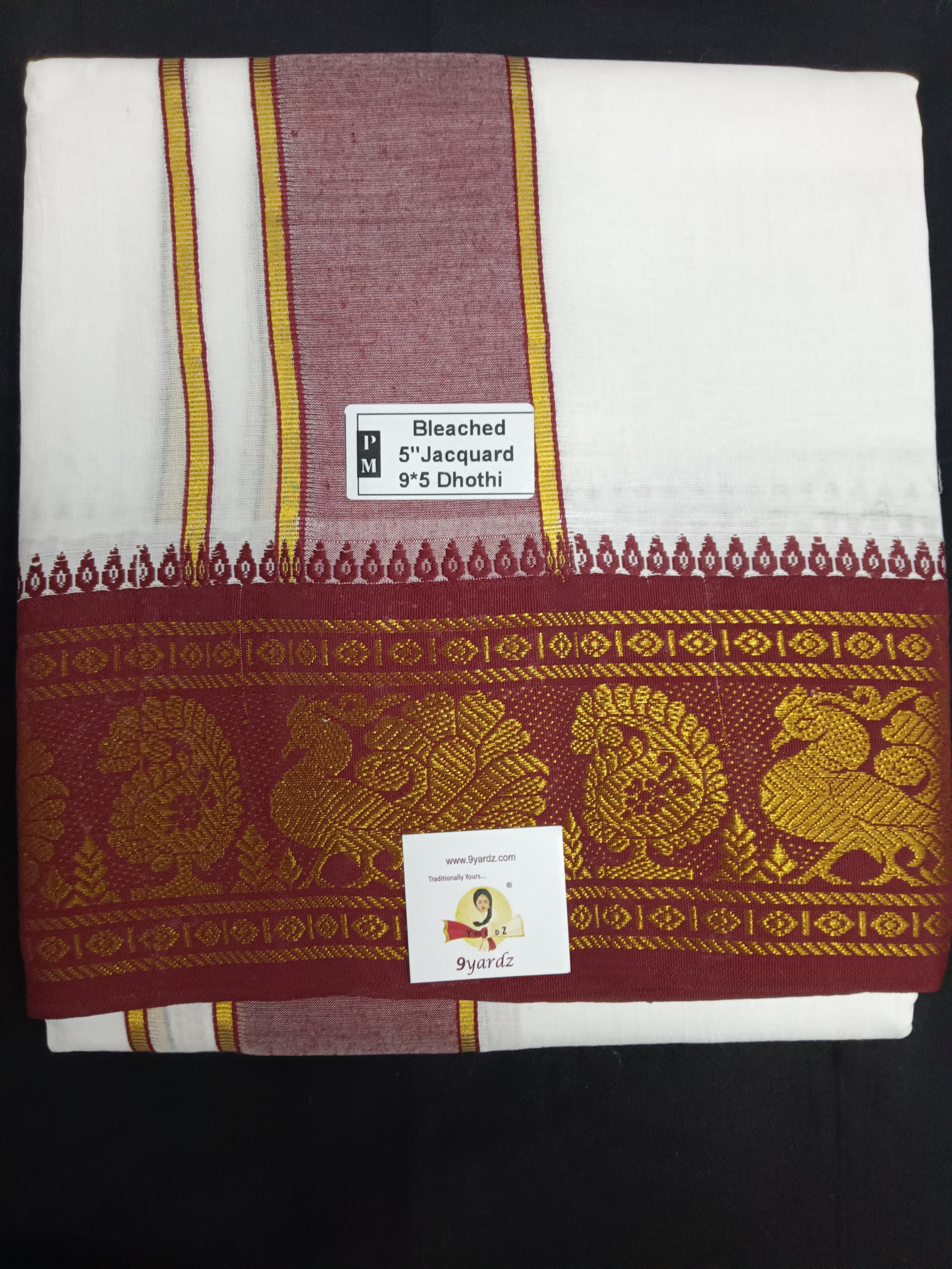 Cotton Dhothi Jacquard 9*5