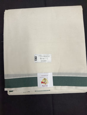 Cotton Dhothi Grey 9*5