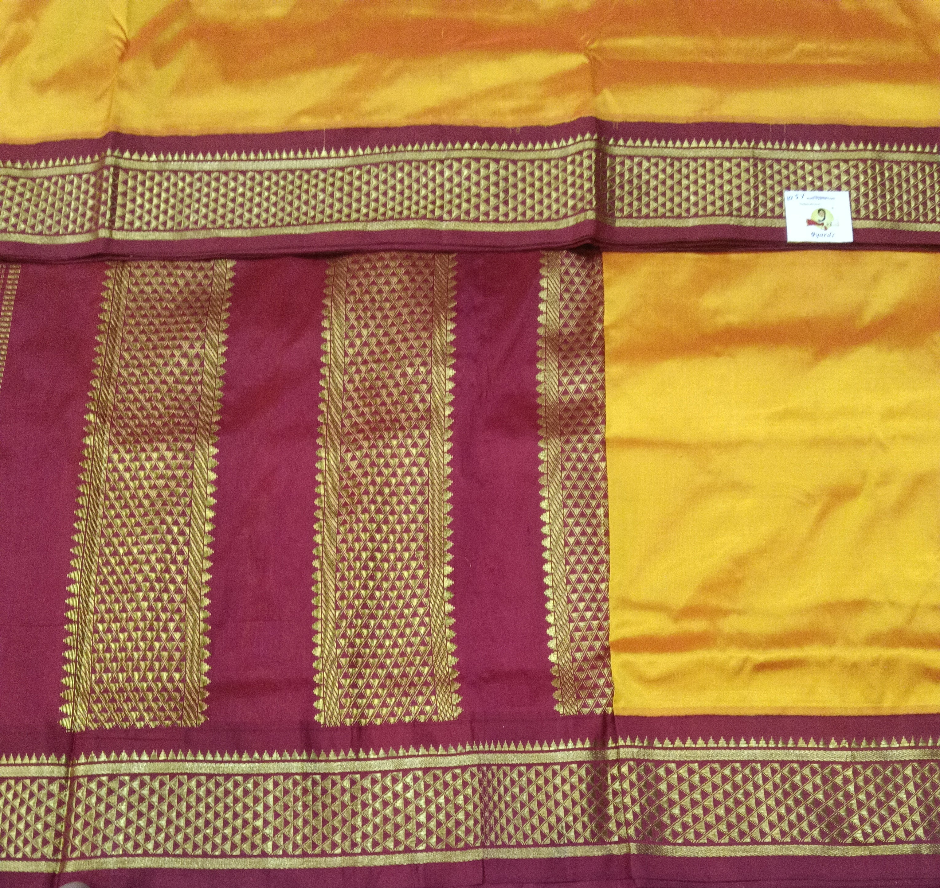 Pure silk madisar 10.5yards