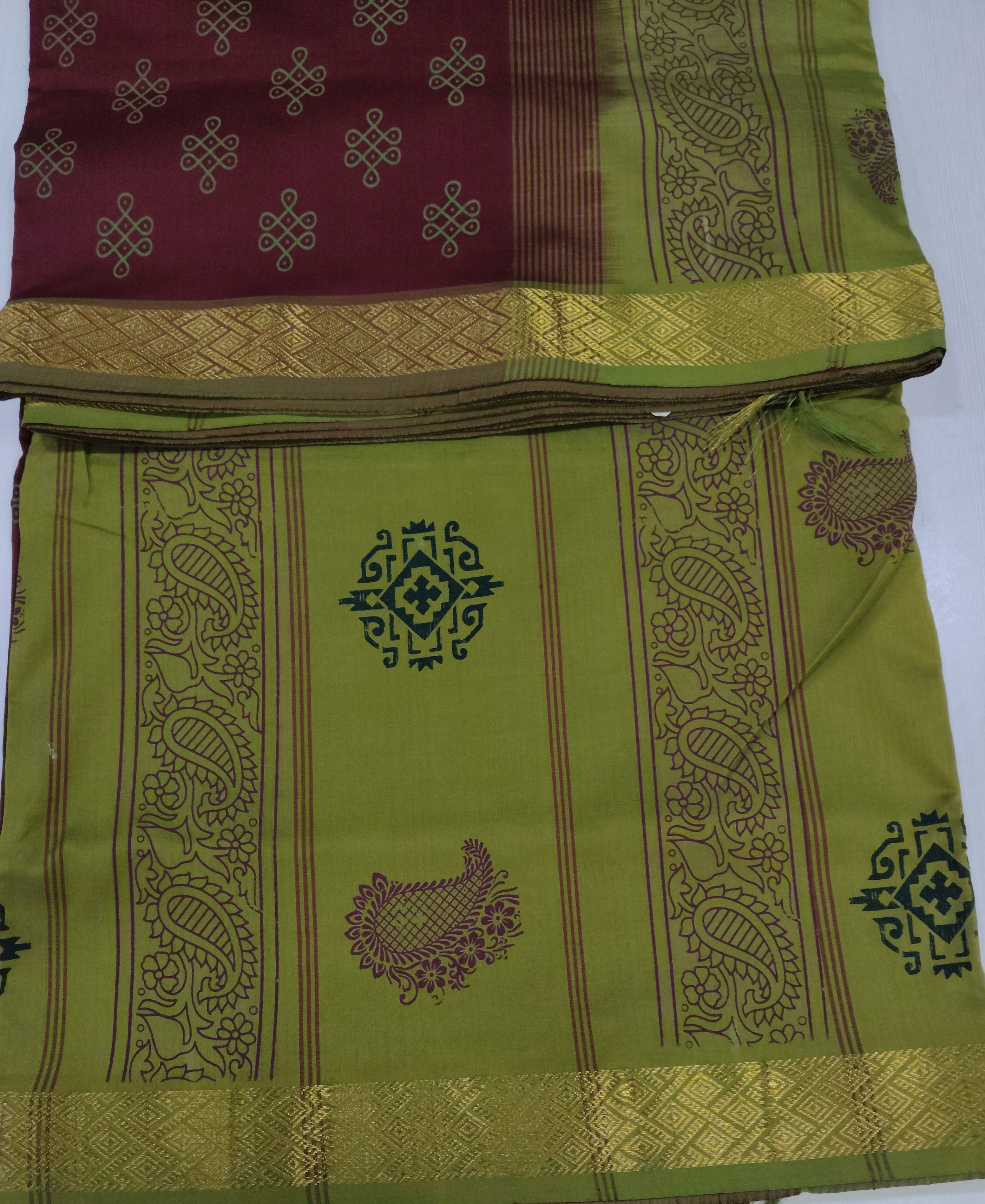 Semi Silk cotton printed Madisar