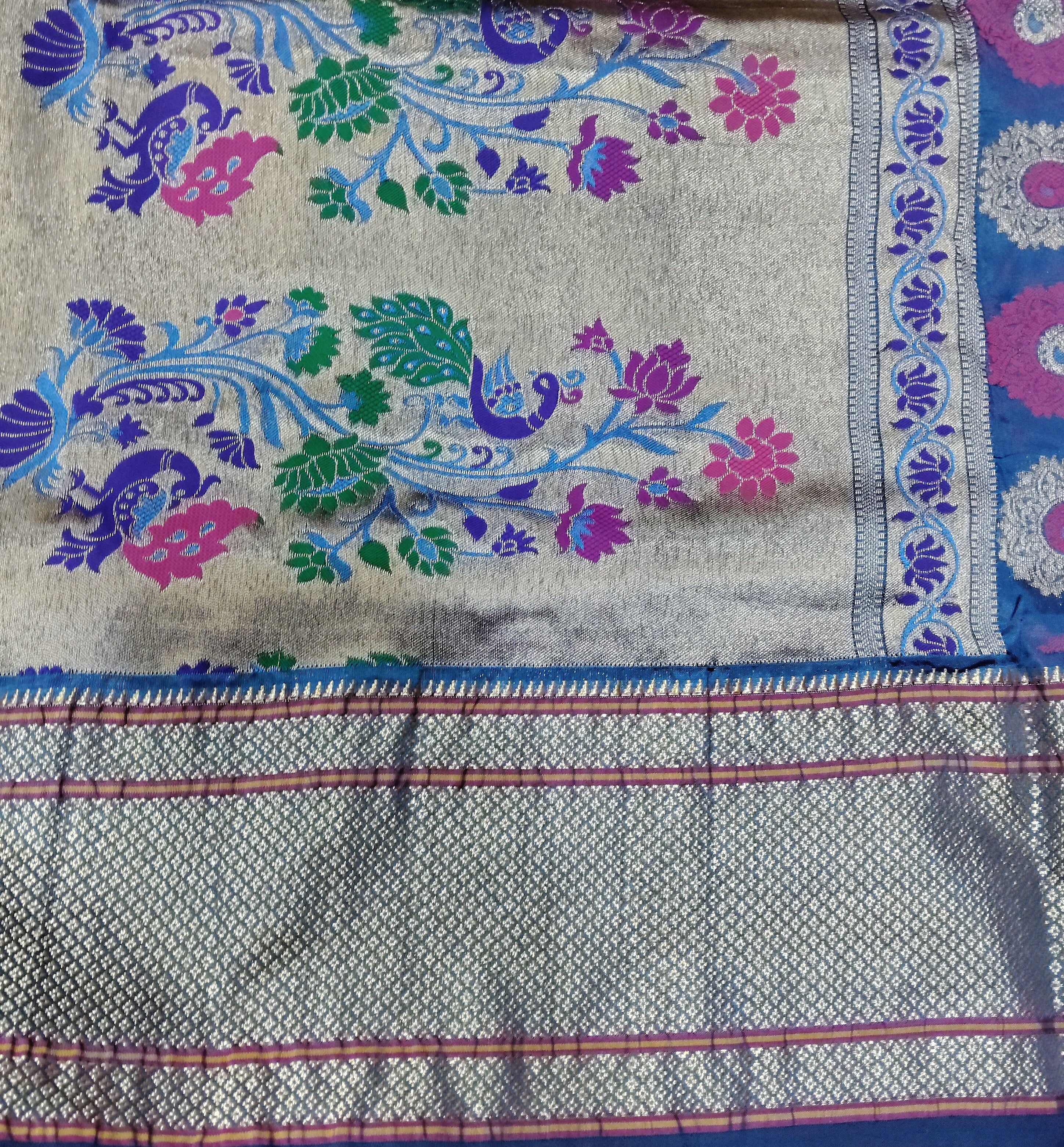 Paithani Art Silk Madisar