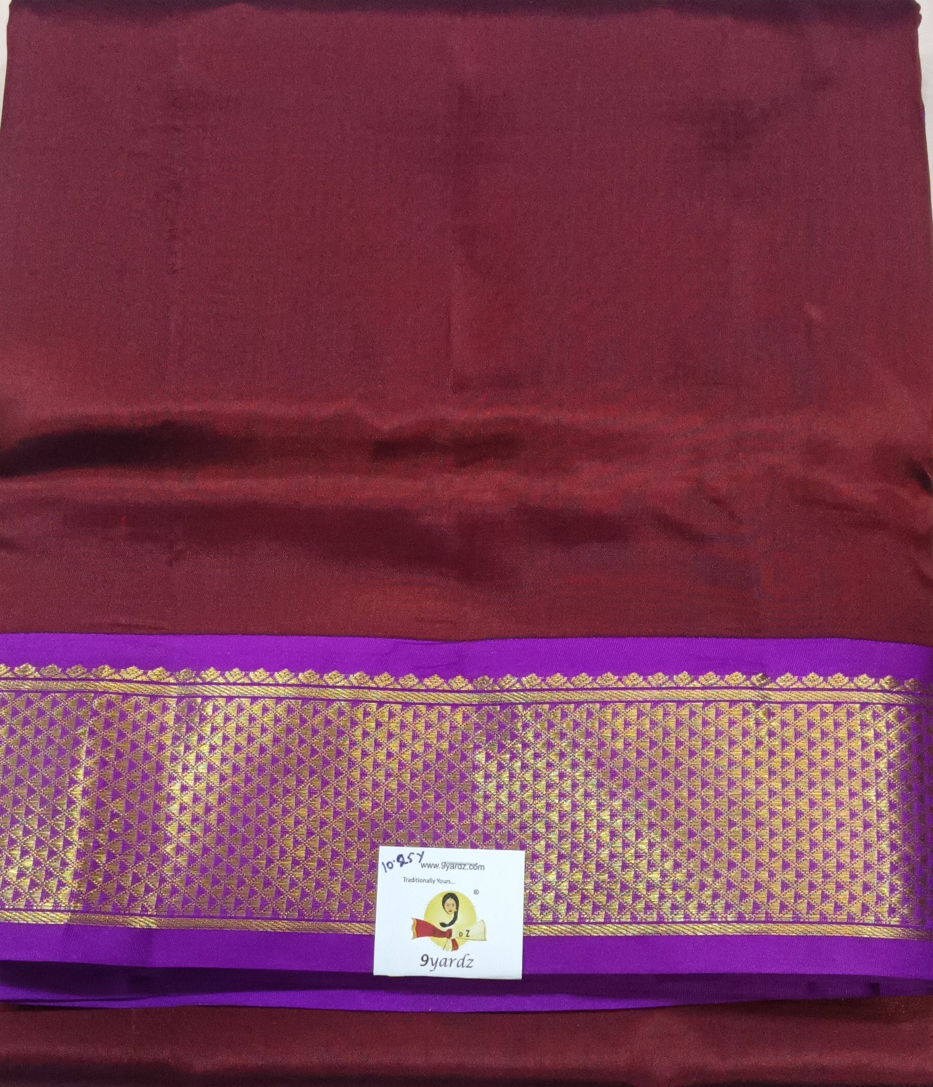 Pure silk 10.25yardz
