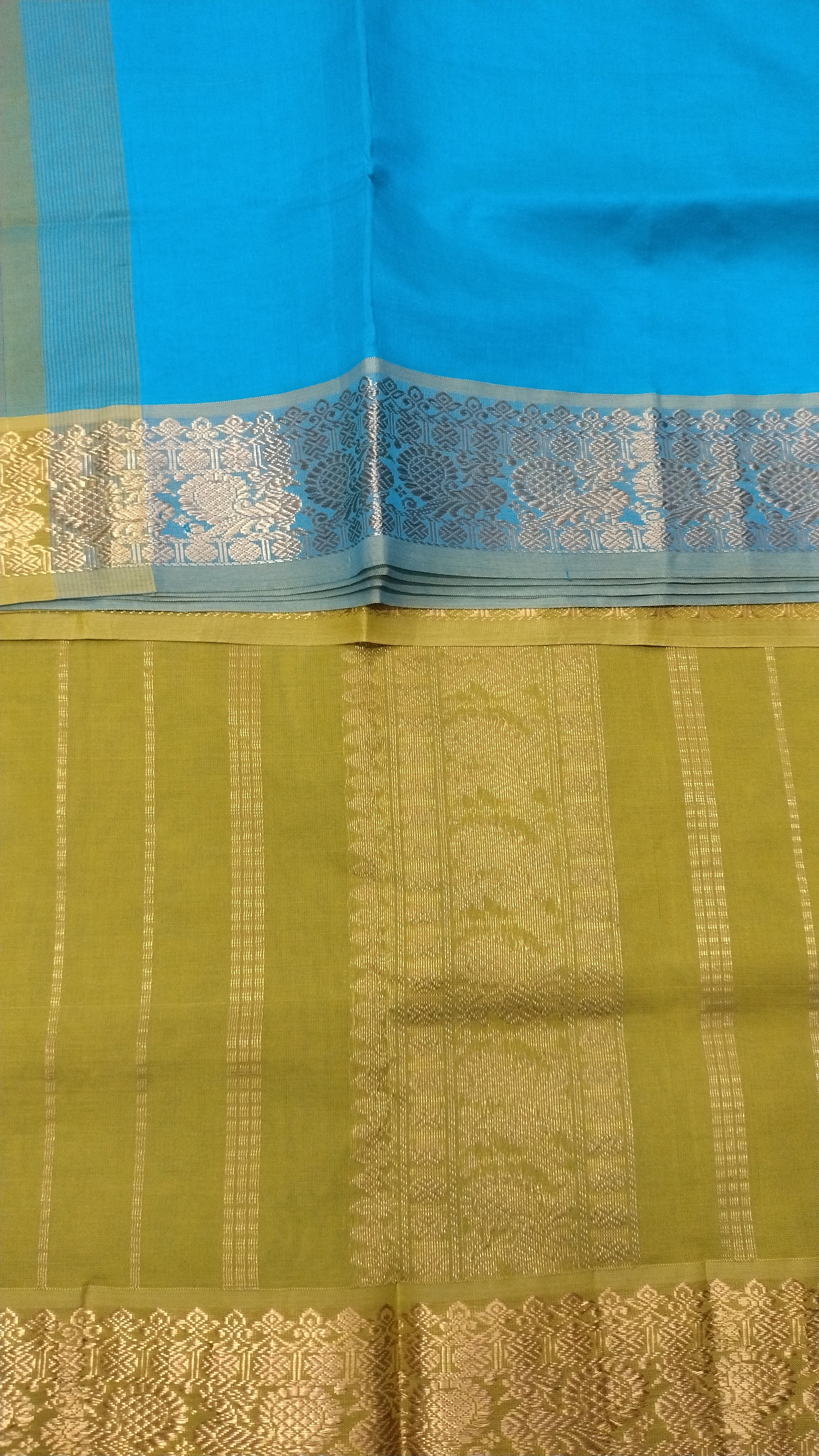 Semi silk Embossed 6Yards