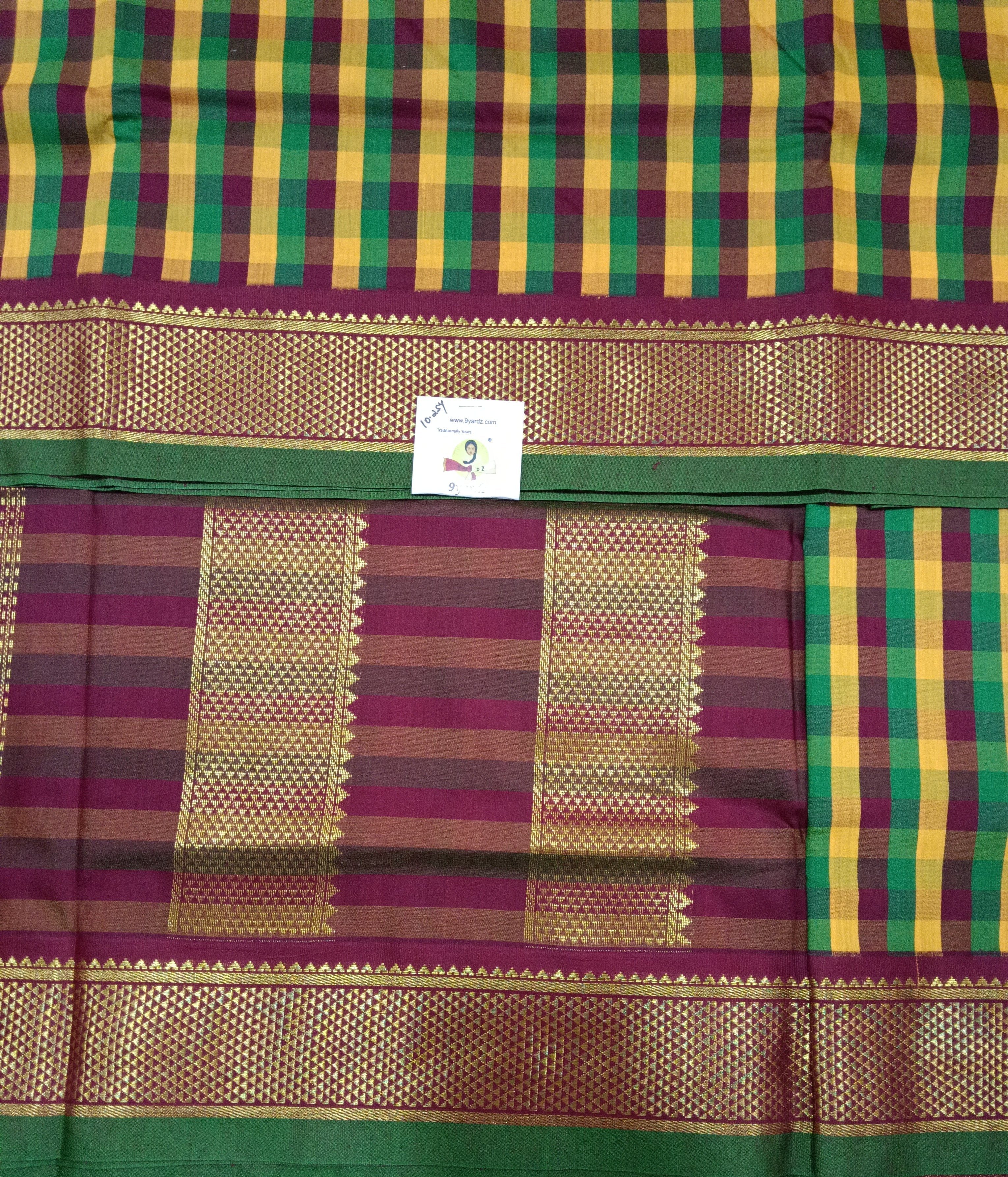 Akshaya cotton 10.25 yards madisar