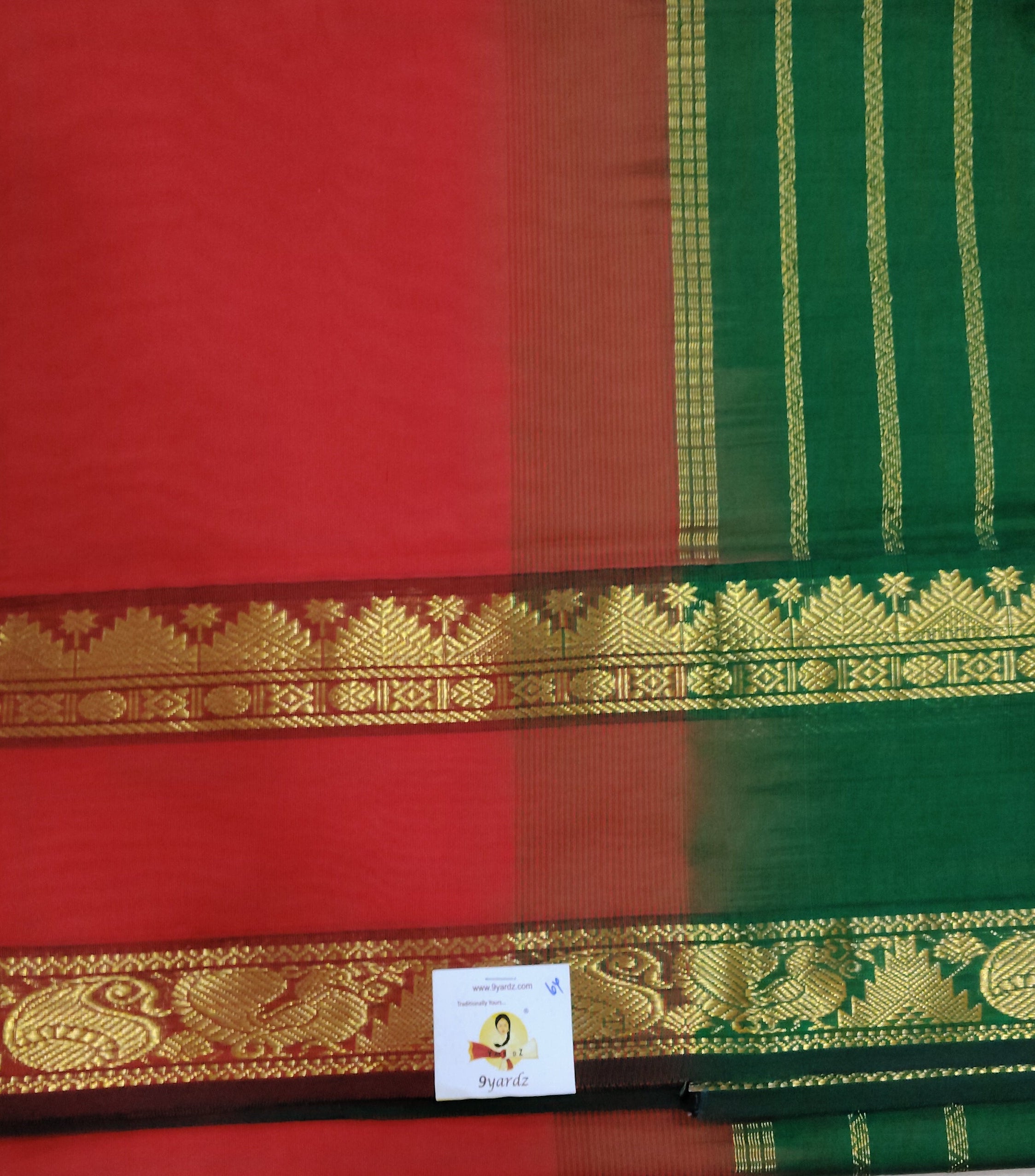 Semi silk Plain 6Yards