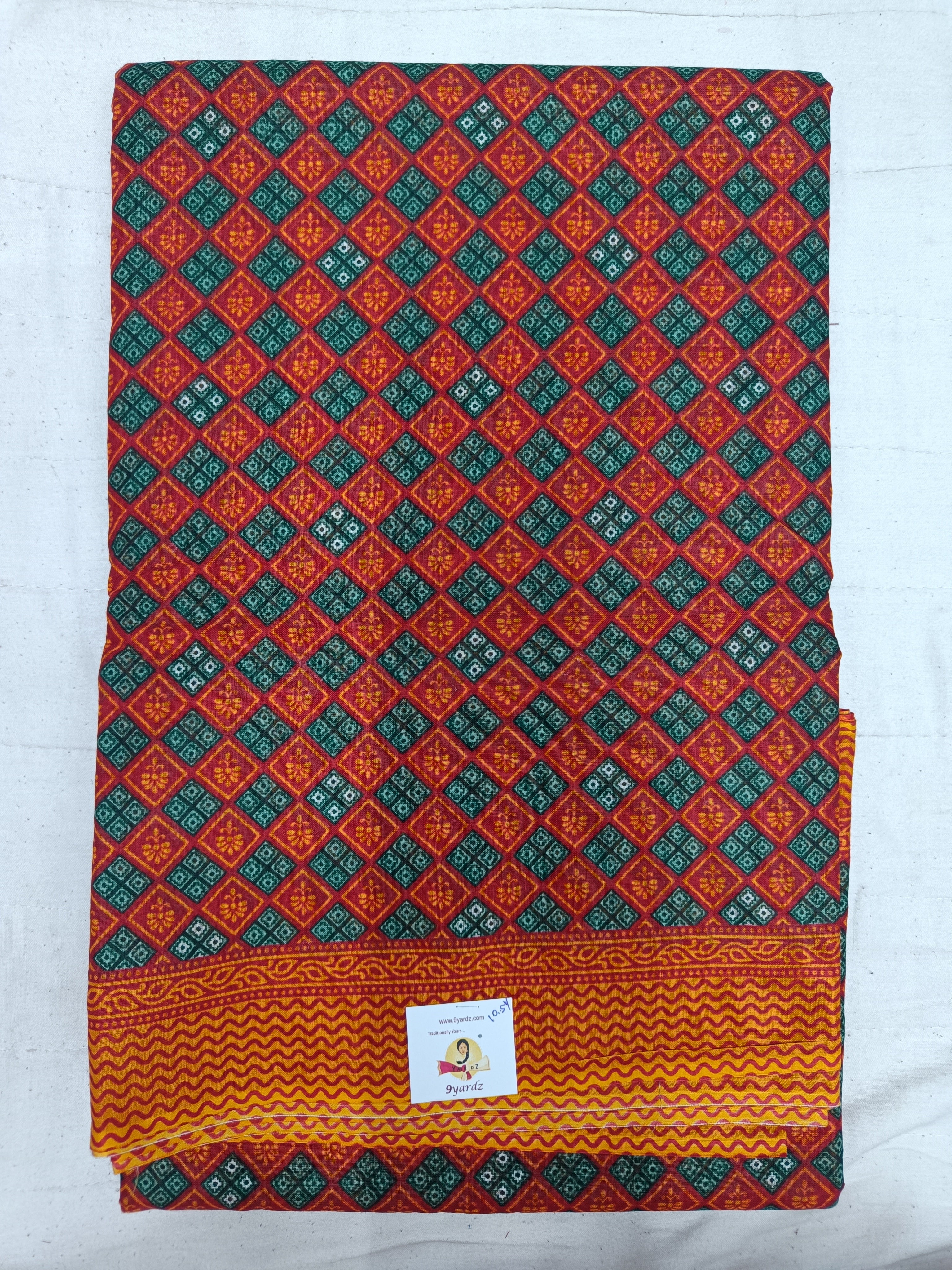 Erode cotton 10.5 yards madisar