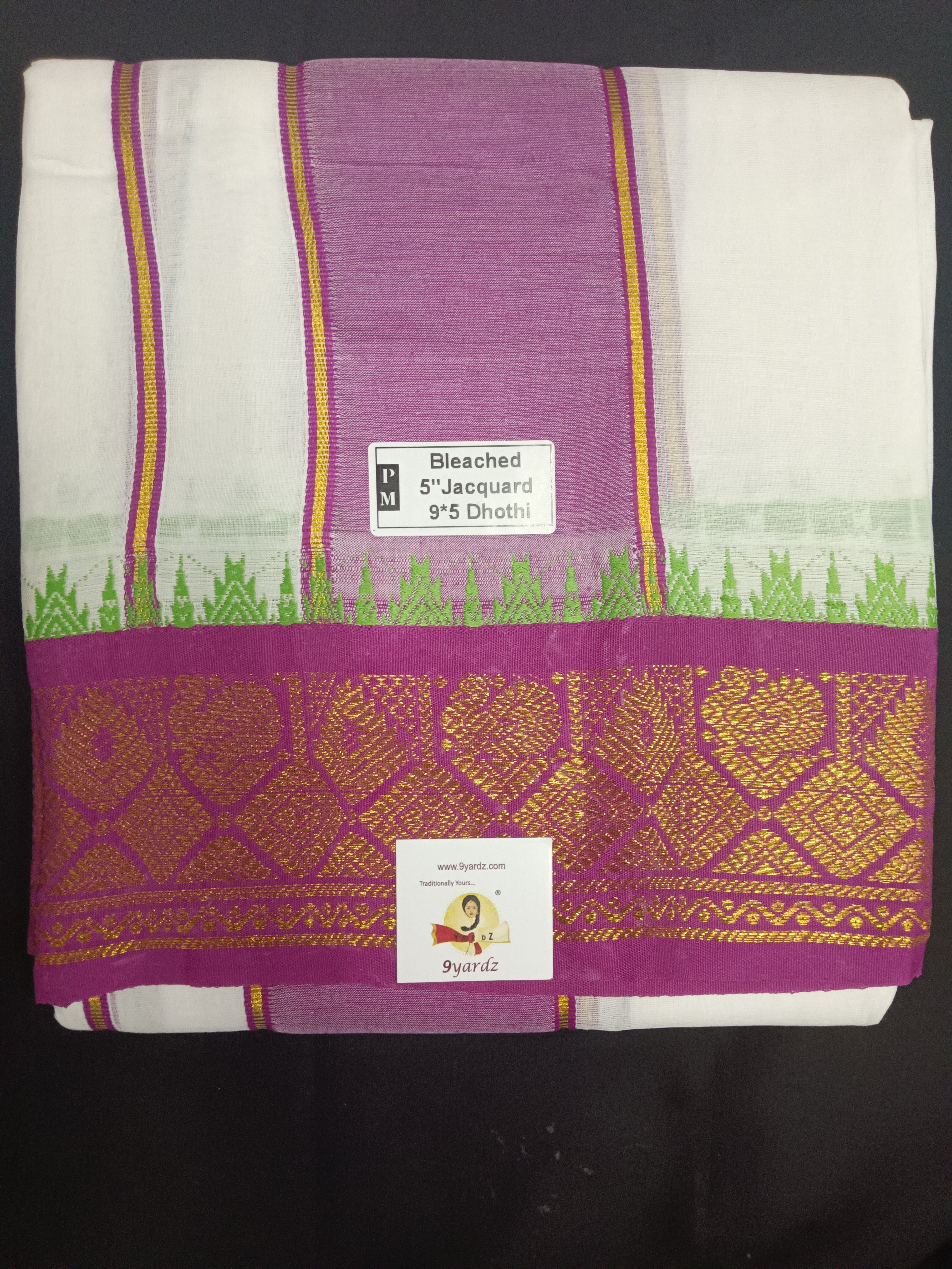 Cotton Dhothi Jacquard 9*5