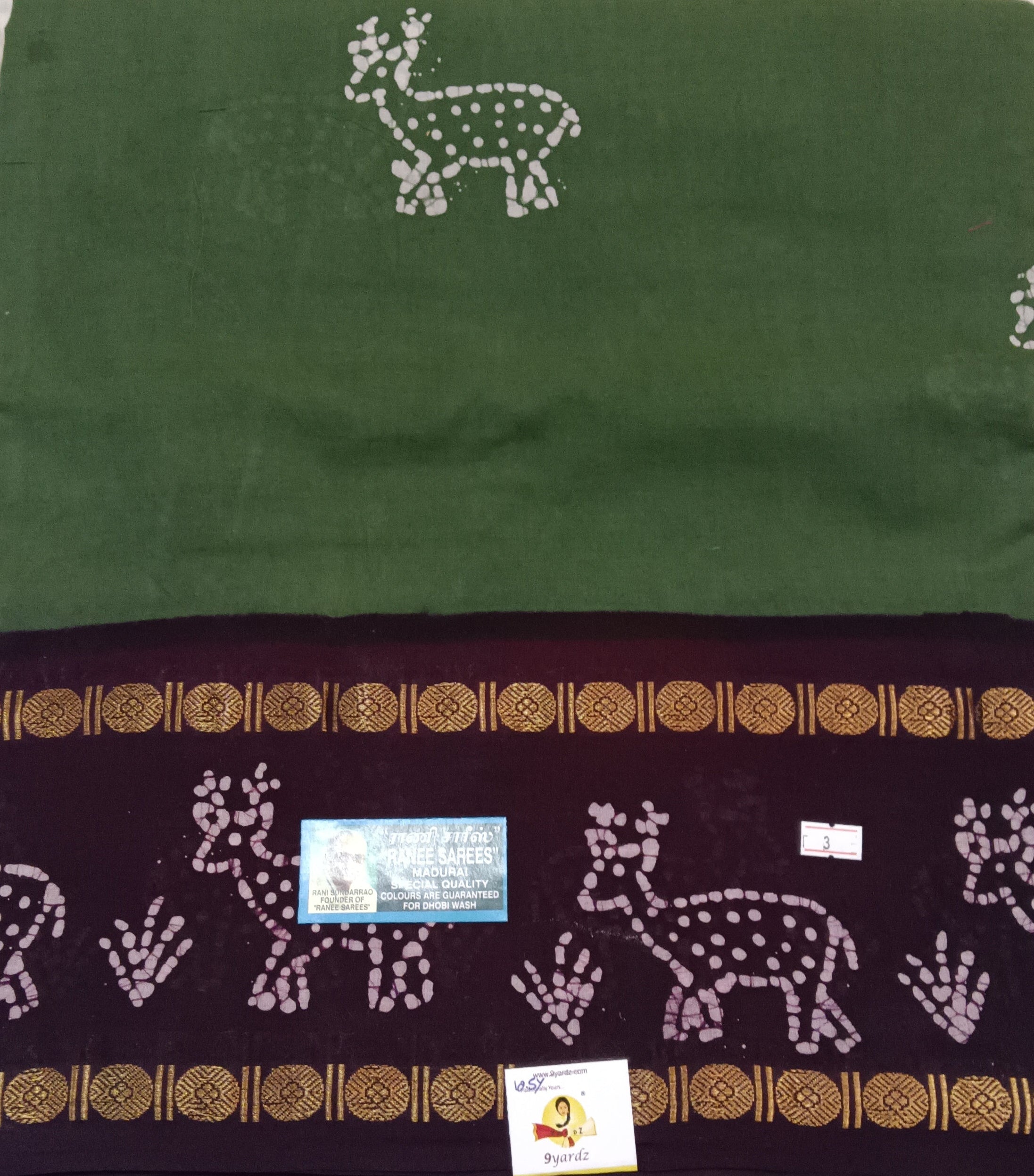 Ranee voyal saree 10.5yardz(9.5mtrs)