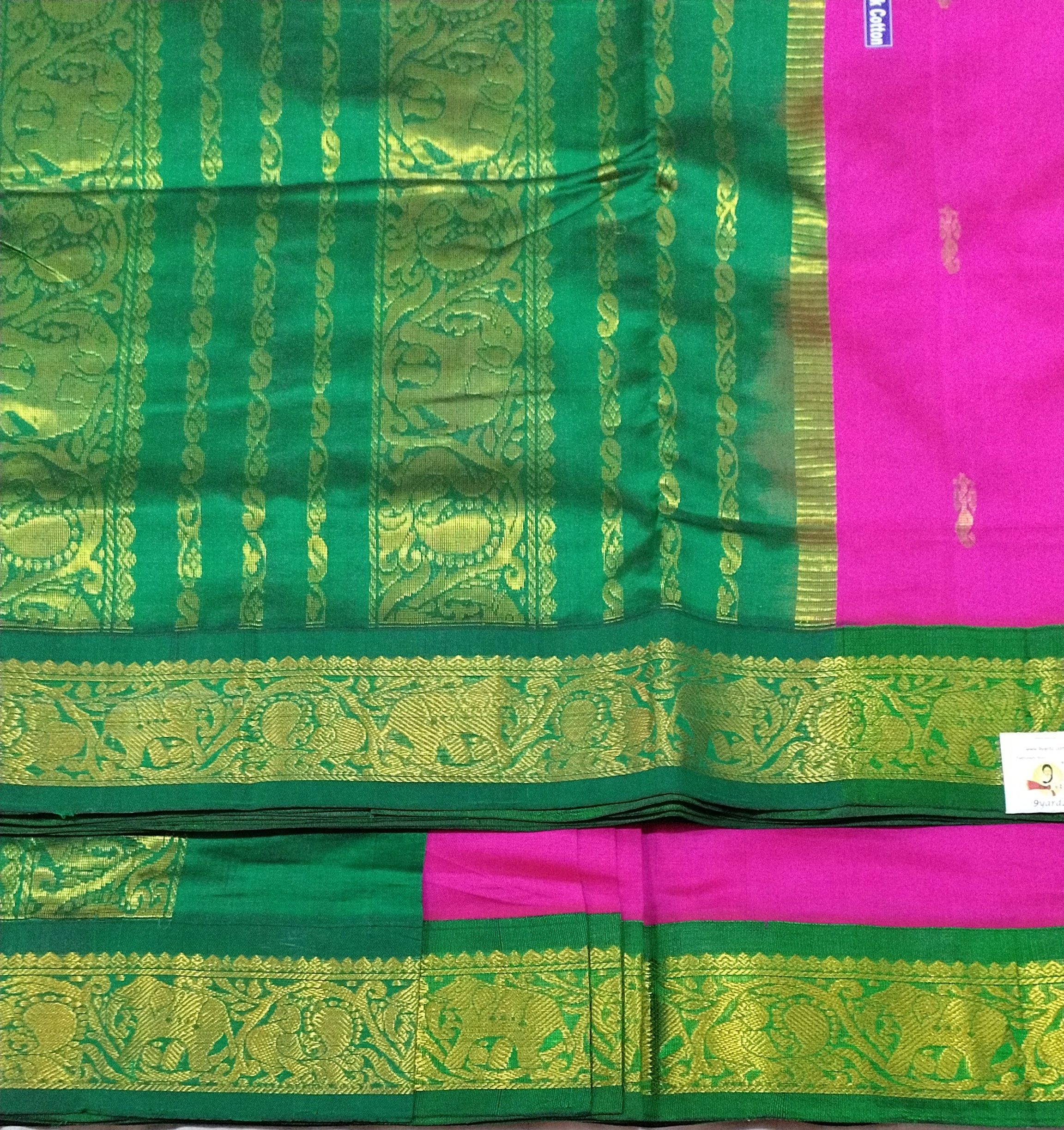 Semi Silk cotton Korvai Madisar