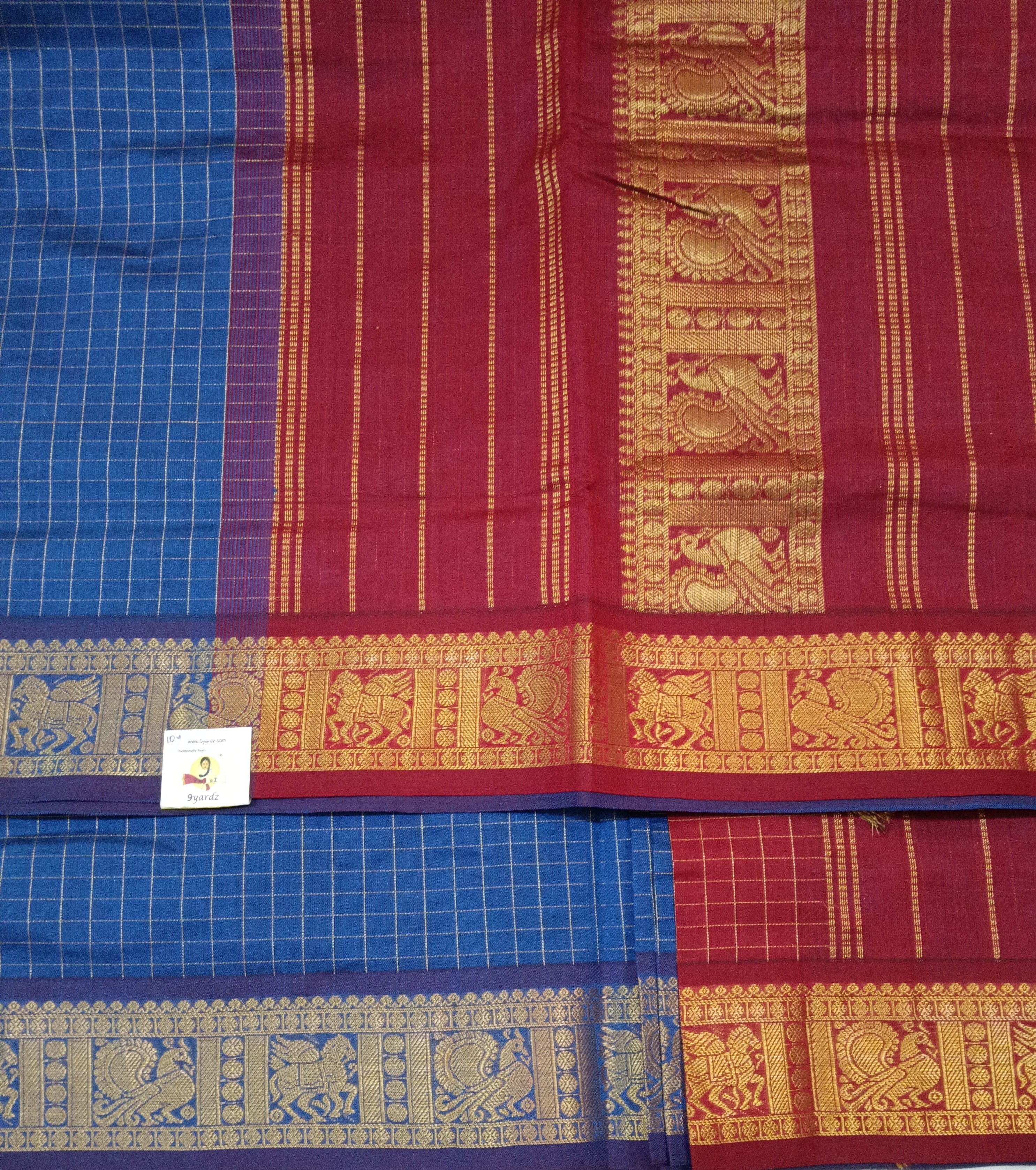 Semi Silk cotton Madisar 10yards