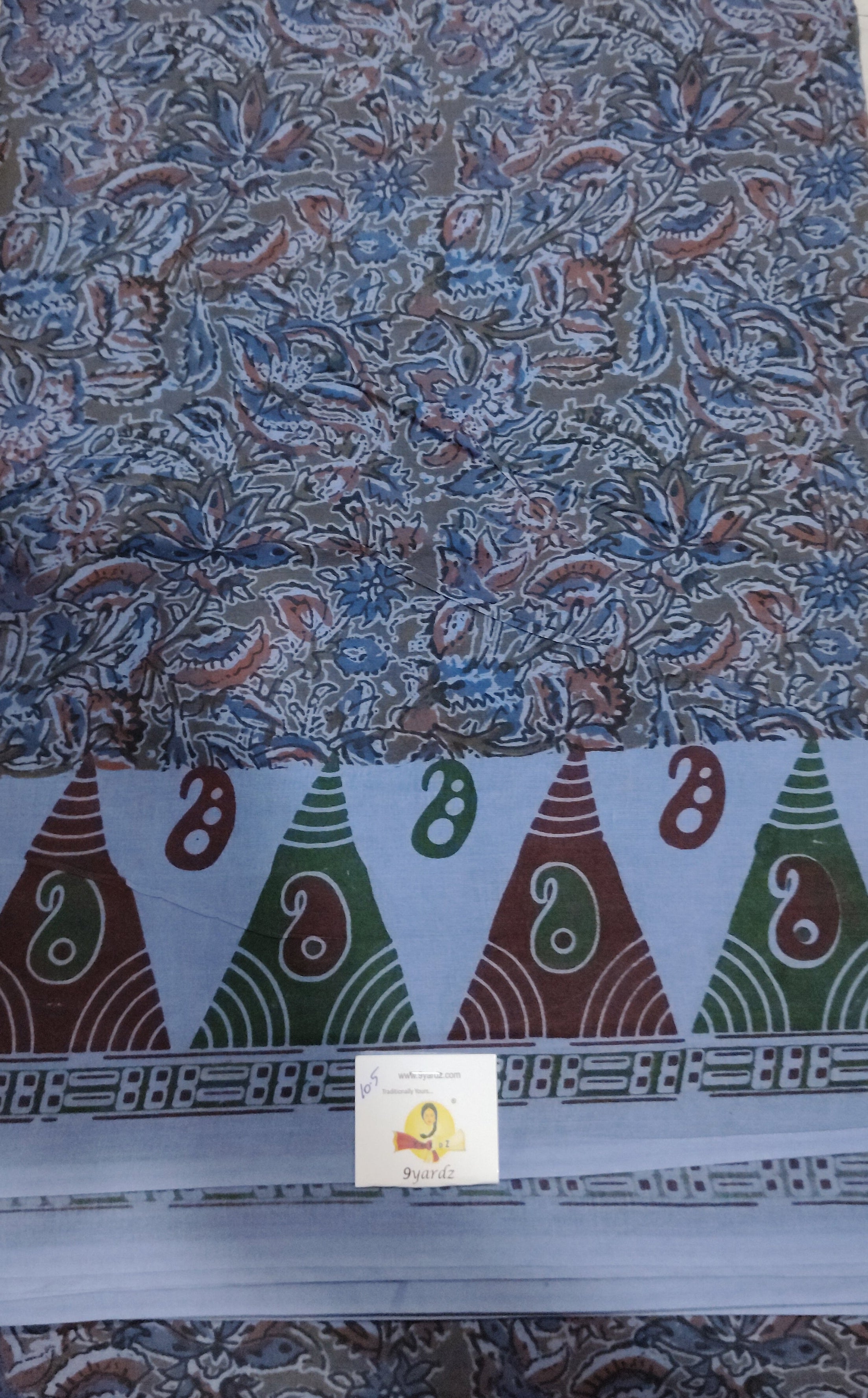 Erode cotton 10.5 yards Madida