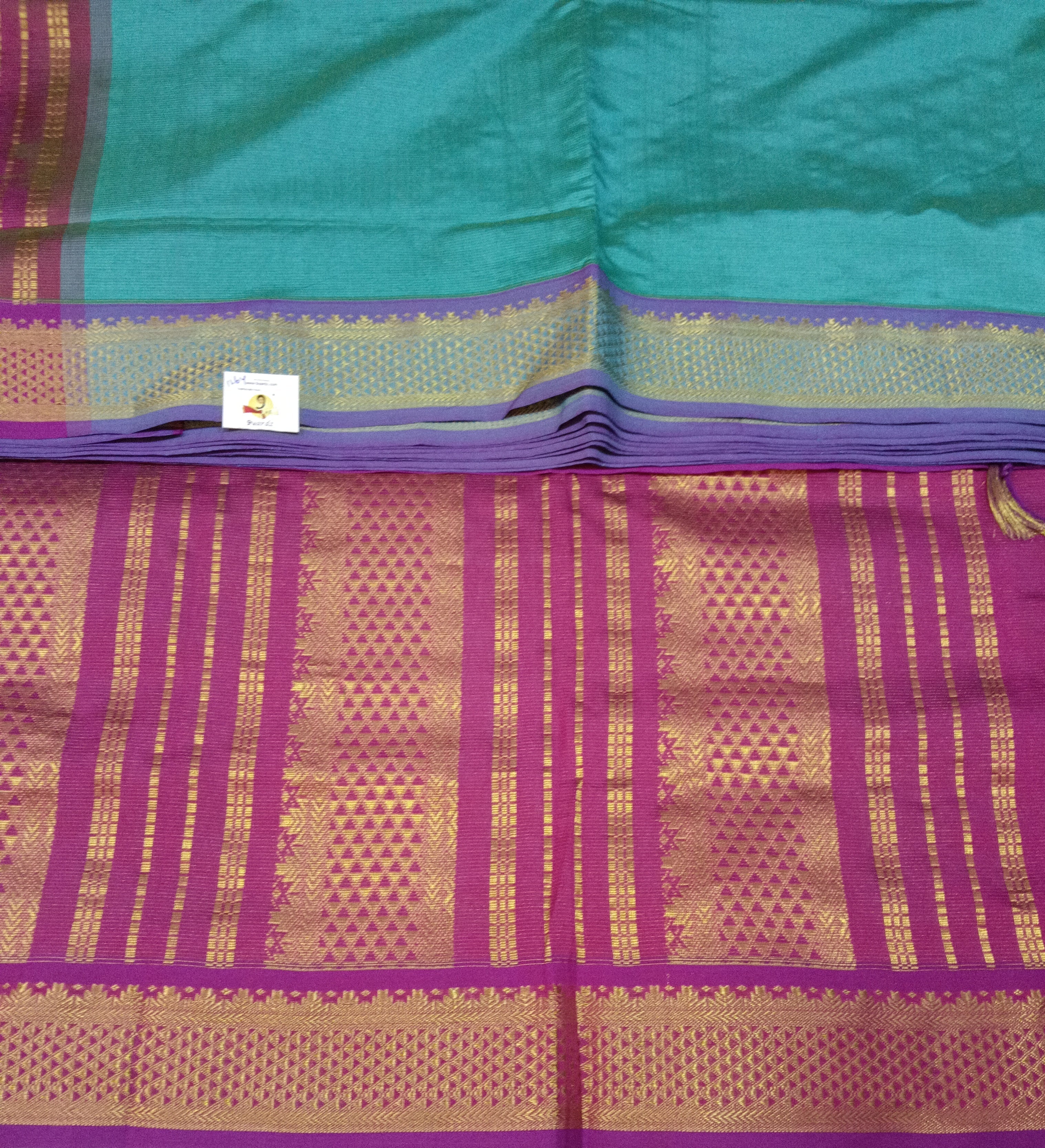Semi Silk cotton Vairavoosi 11.6yardz