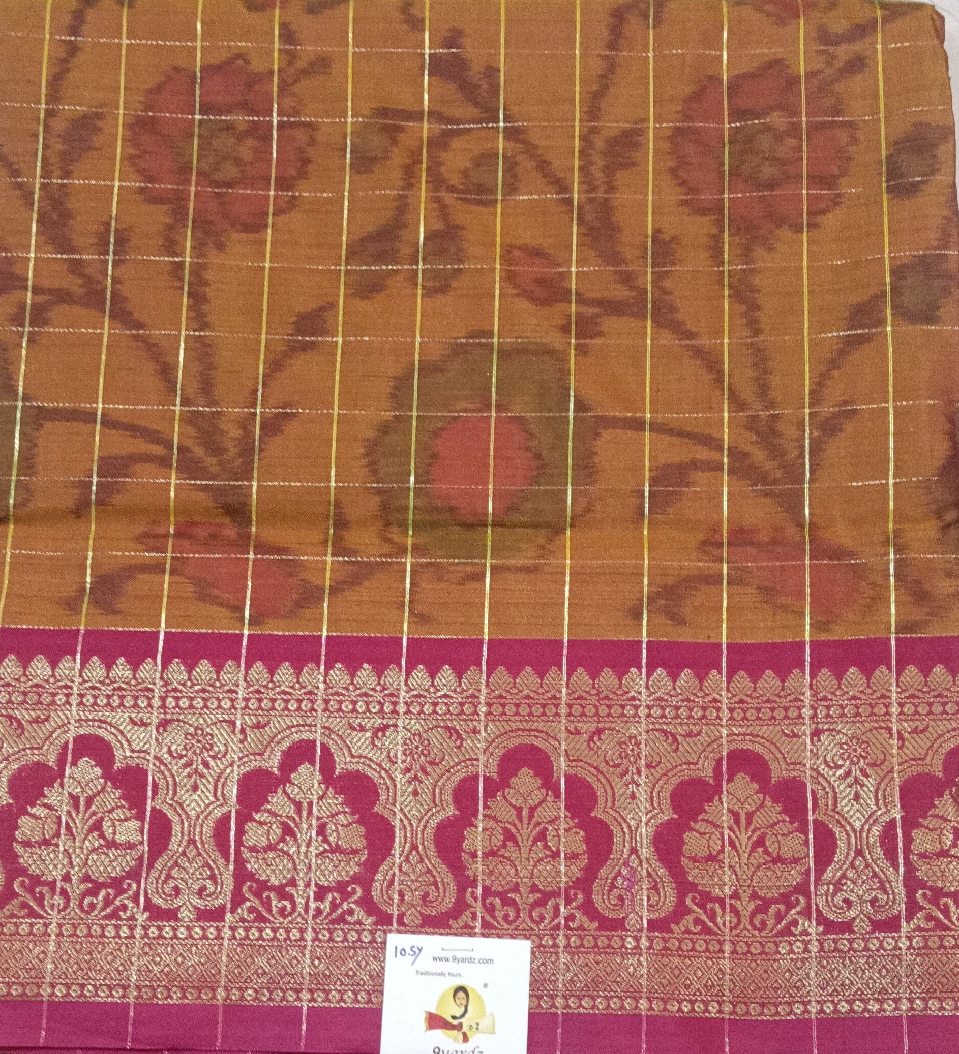 Ikkat semi silk madisar