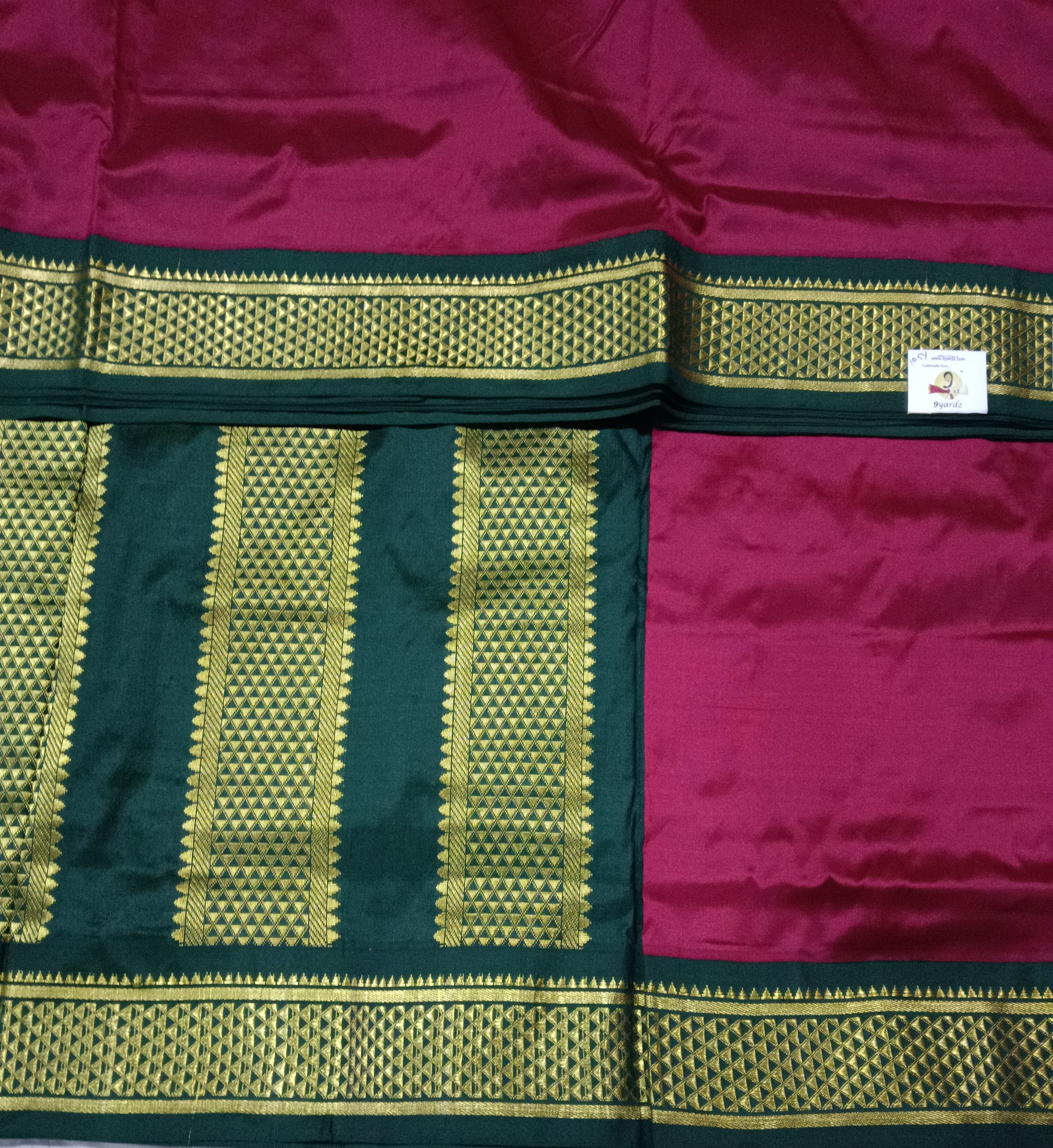 Pure silk madisar 10.5yards