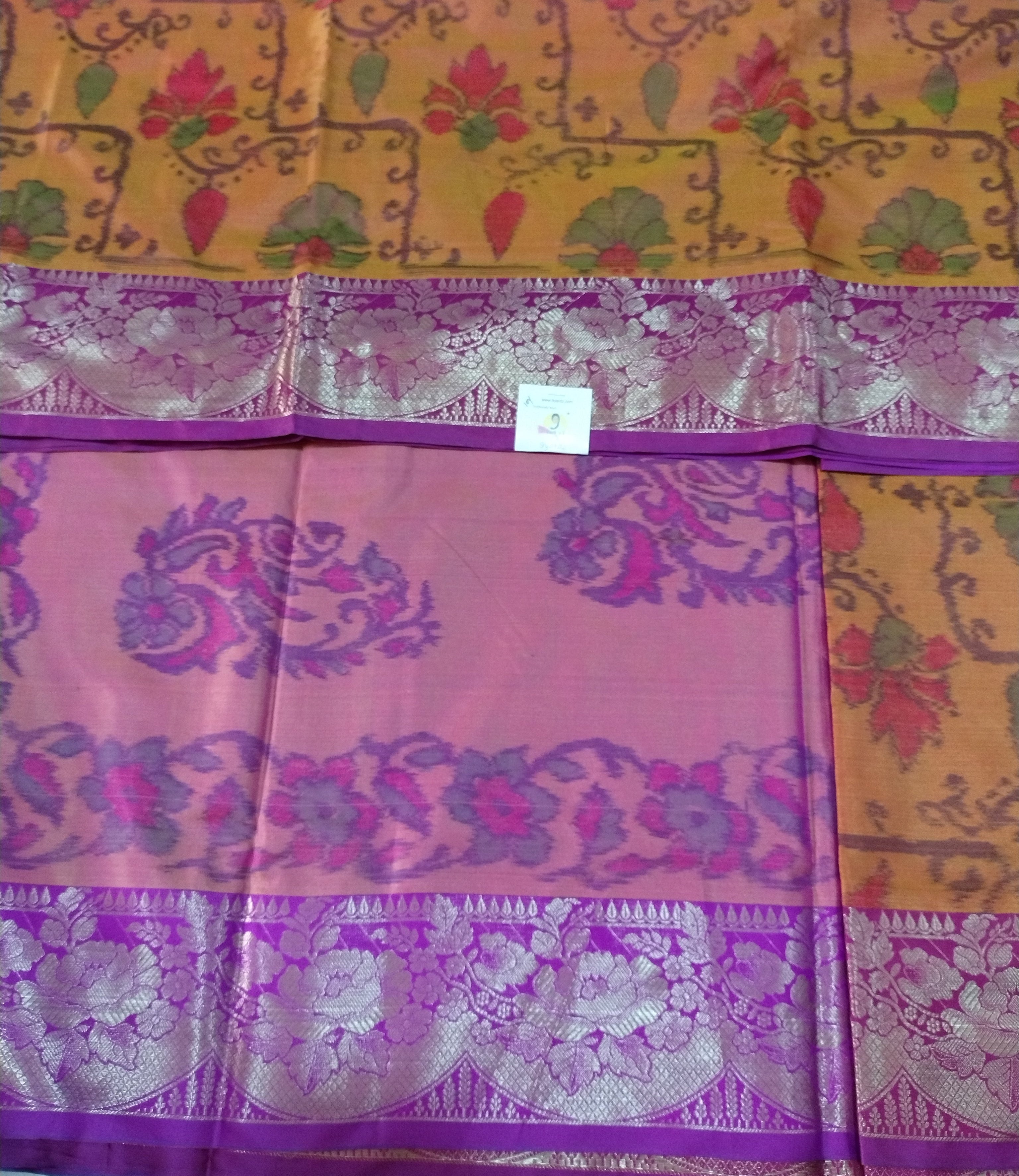 Ikkat semi silk madisar