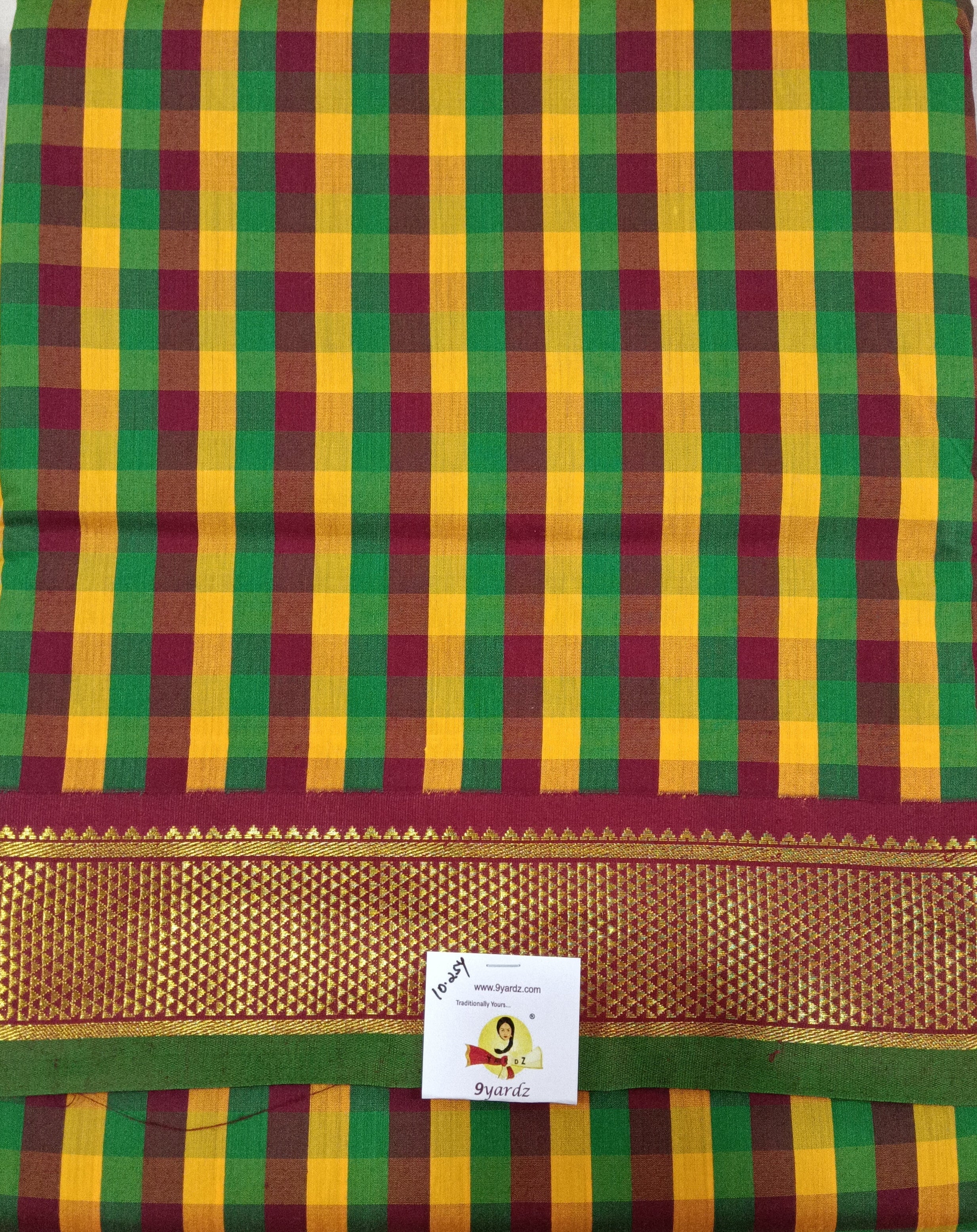 Akshaya cotton 10.25 yards madisar