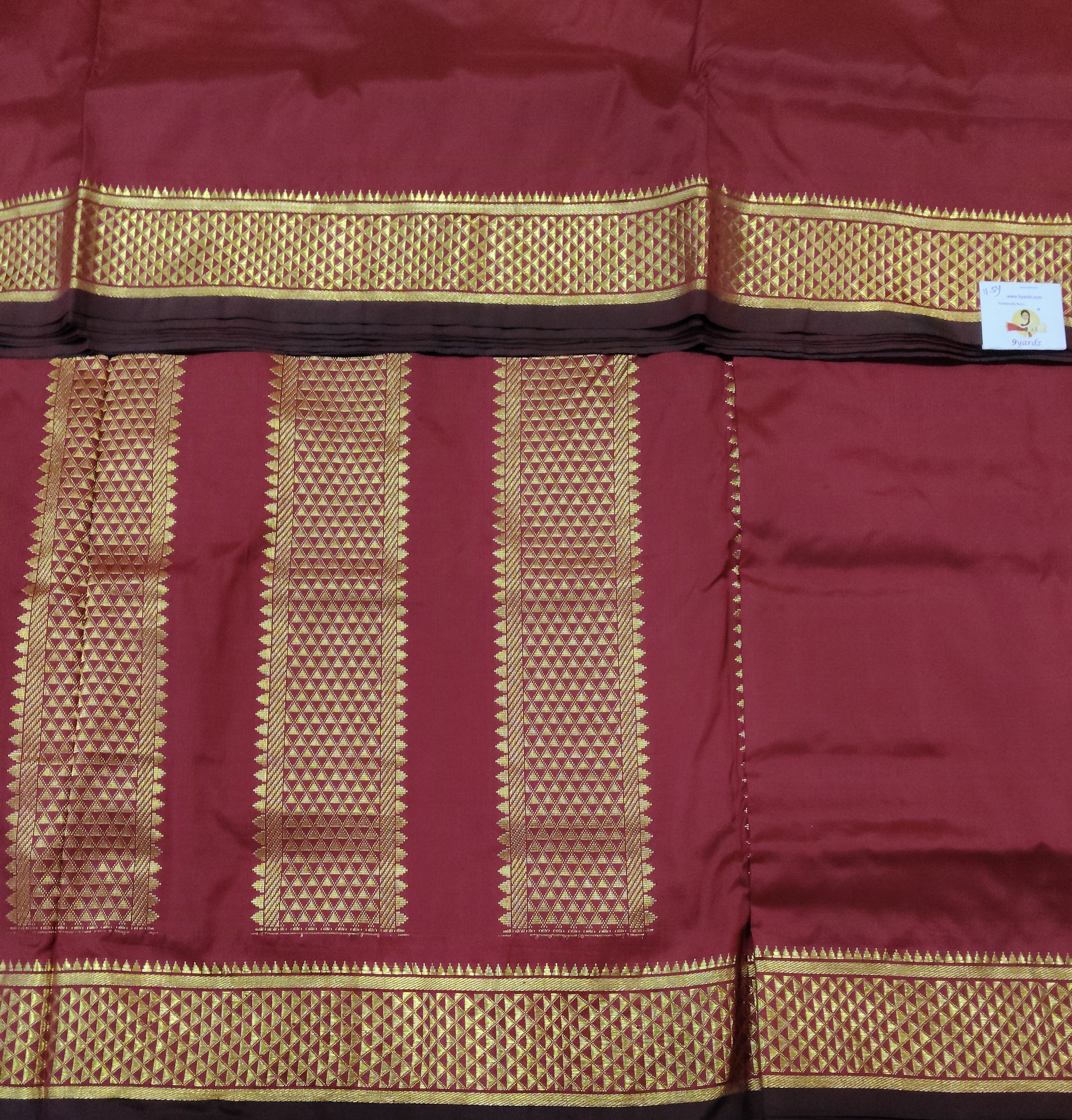 Pure silk madisar 11.3yards