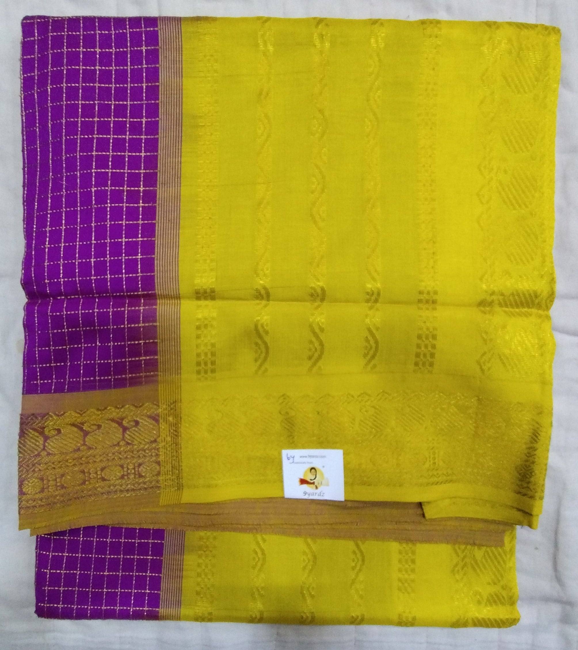 Semi silk cotton 6Yards