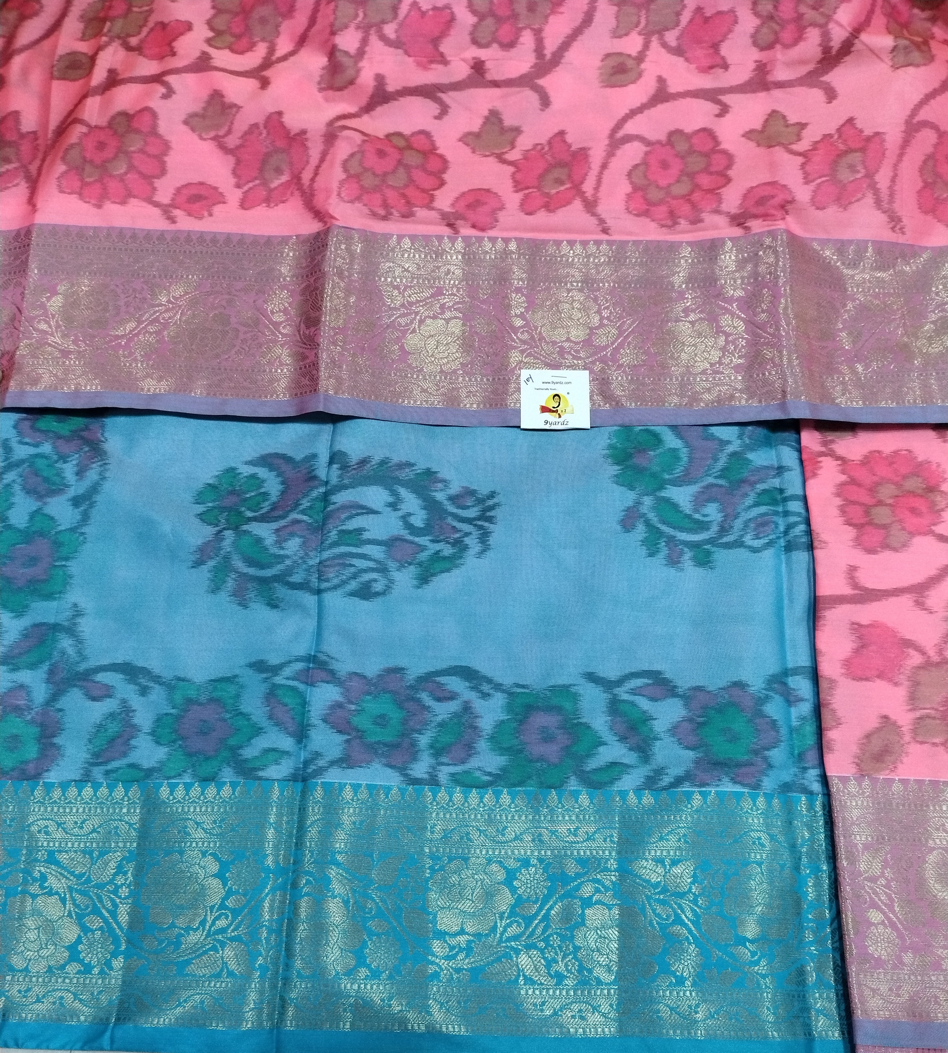 Ikkat semi silk madisar