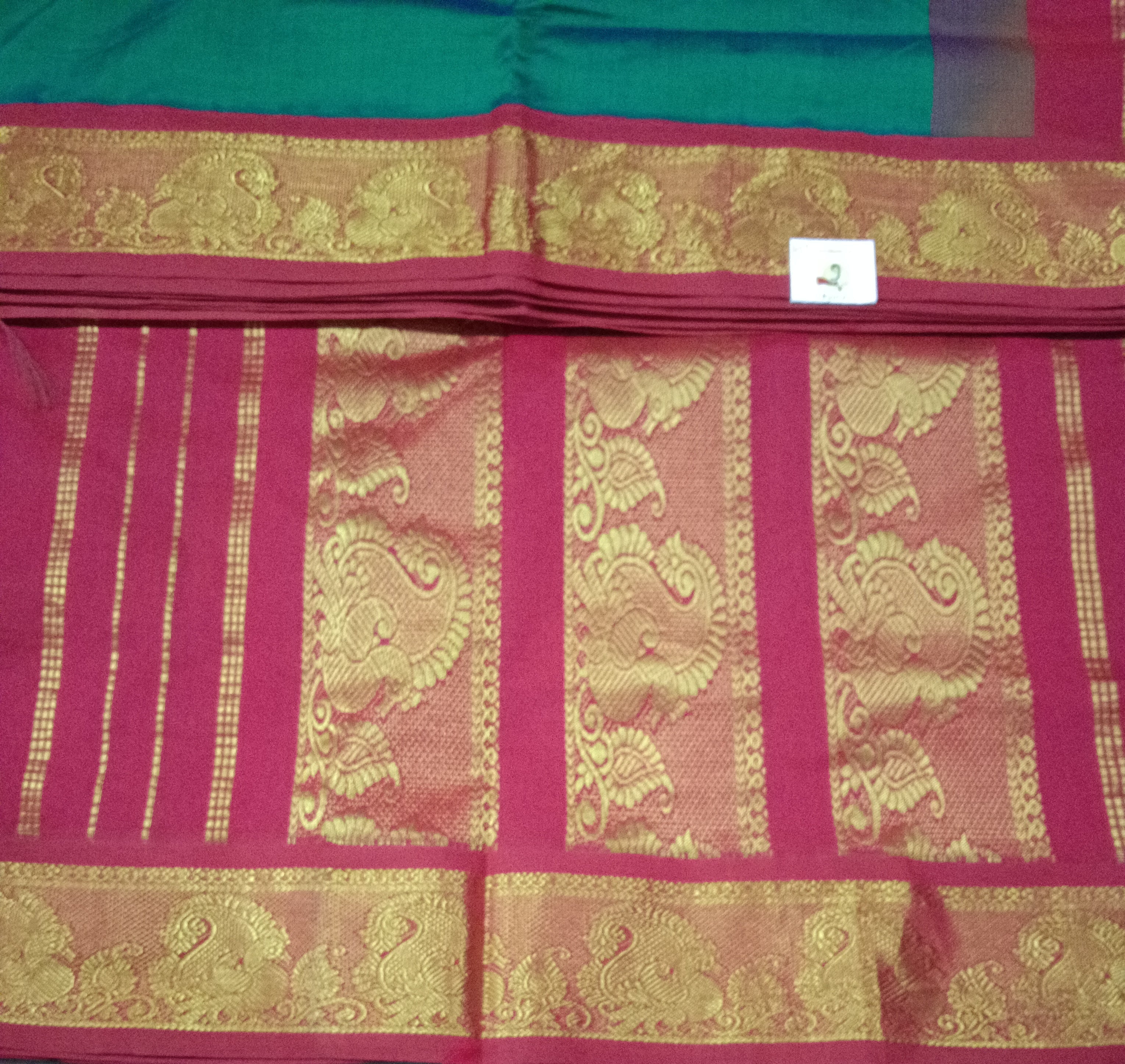 Silk cotton Korvai Madisar
