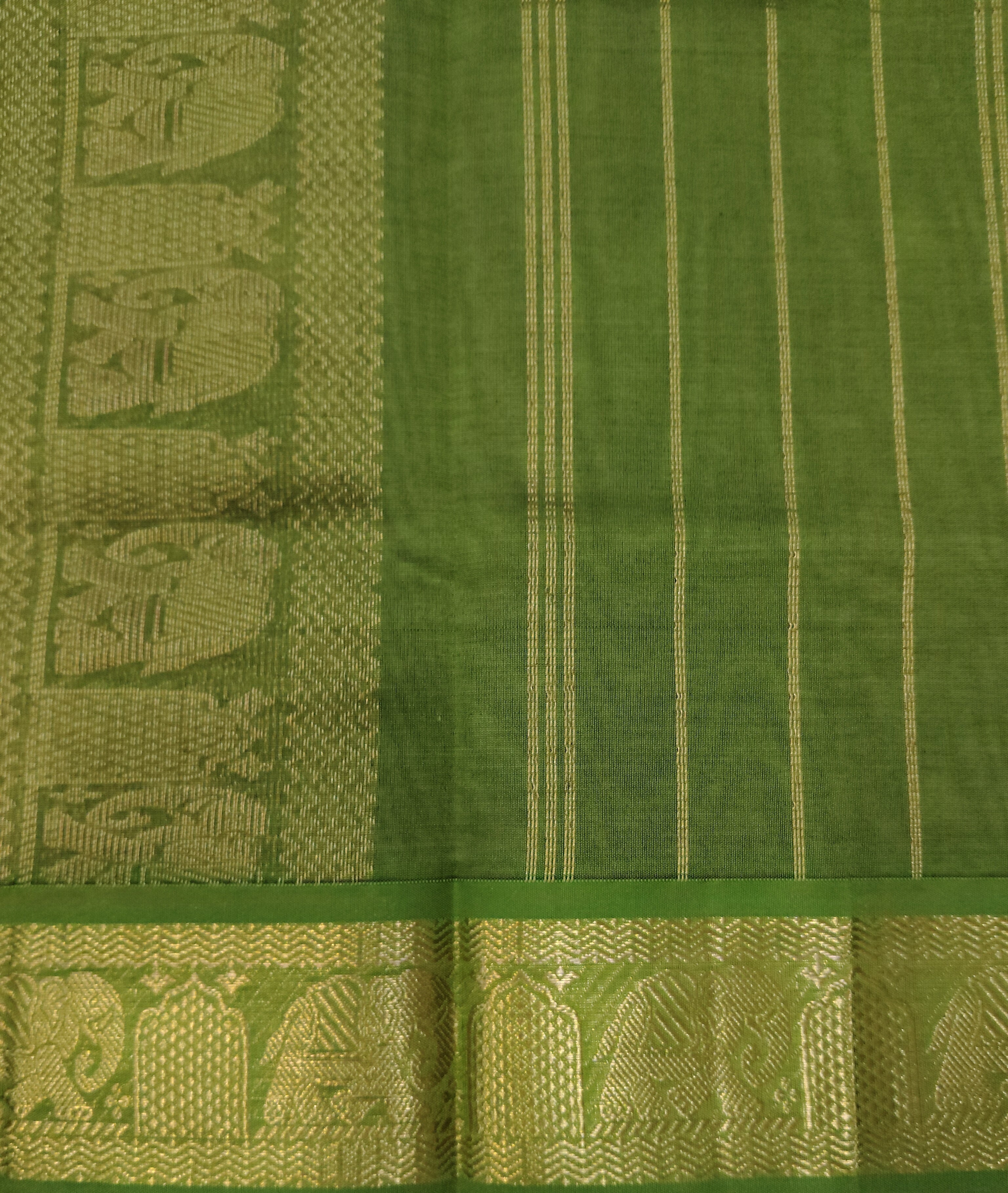 Semi silk Plain 6Yards