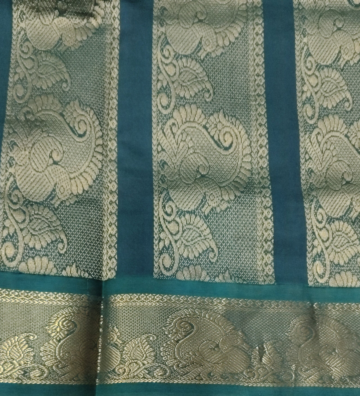 Semi Silk cotton Korvai Madisar