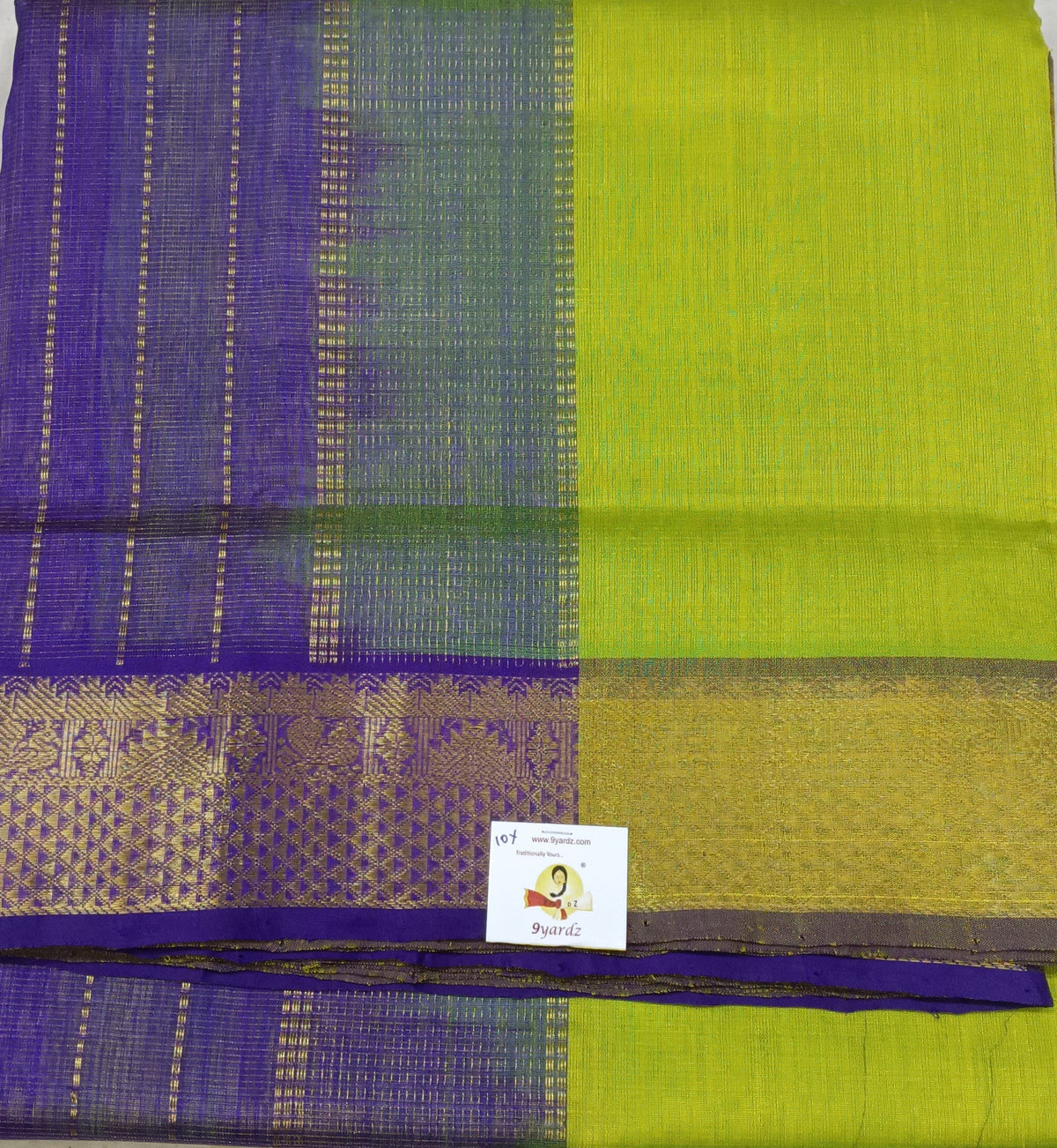Pure silk cotton vairavoosi 10yards  madisar