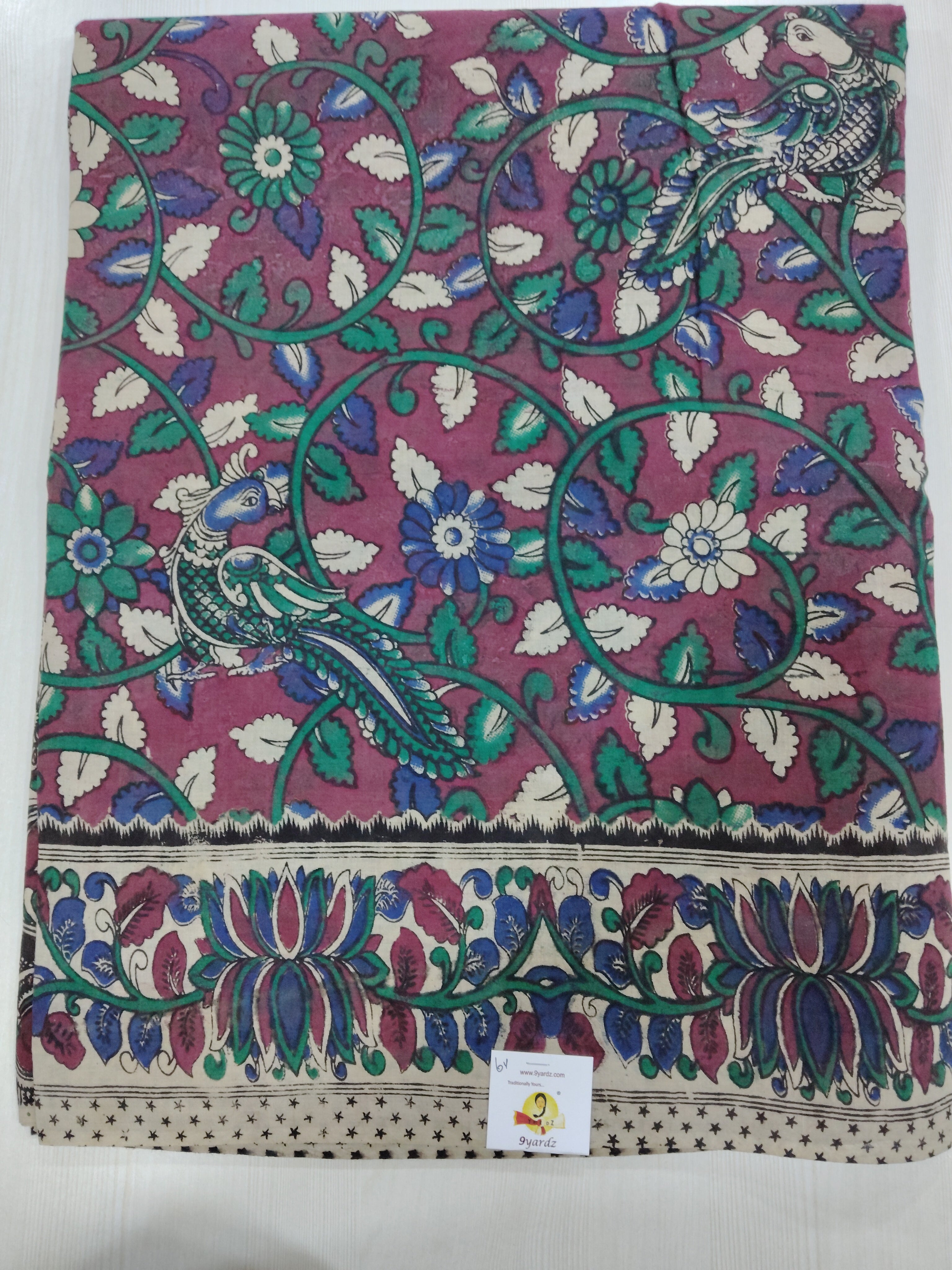 Kalamkari cotton 6yardz