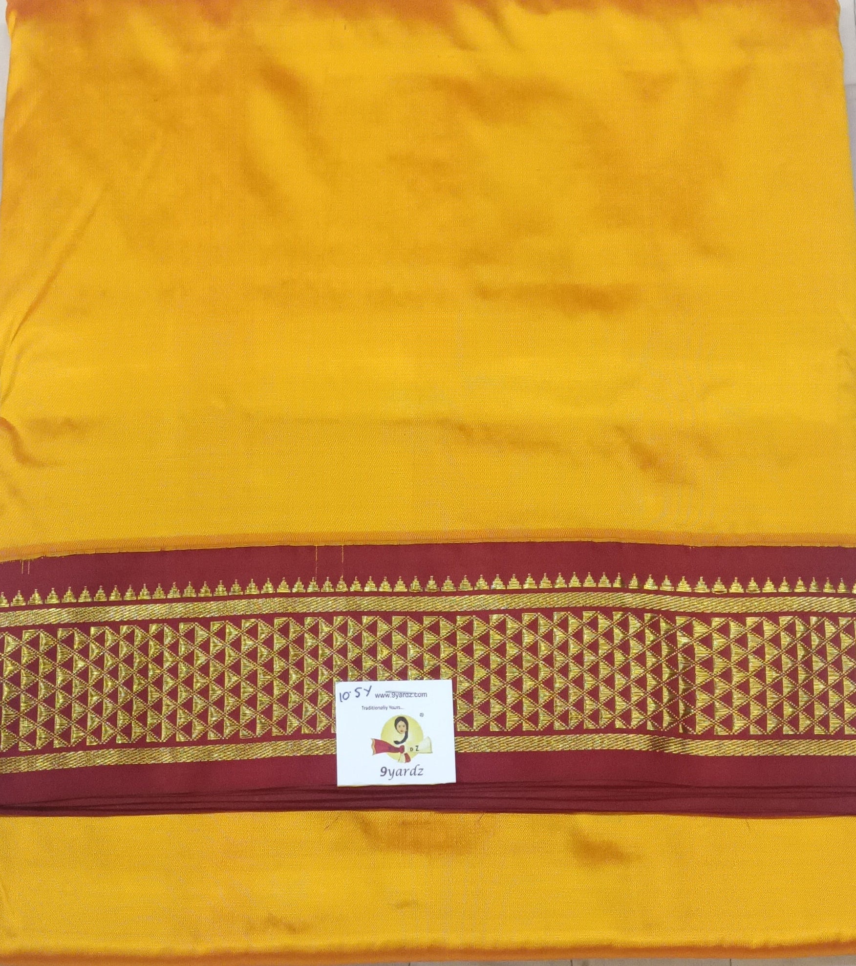 Pure silk madisar 10.5yards
