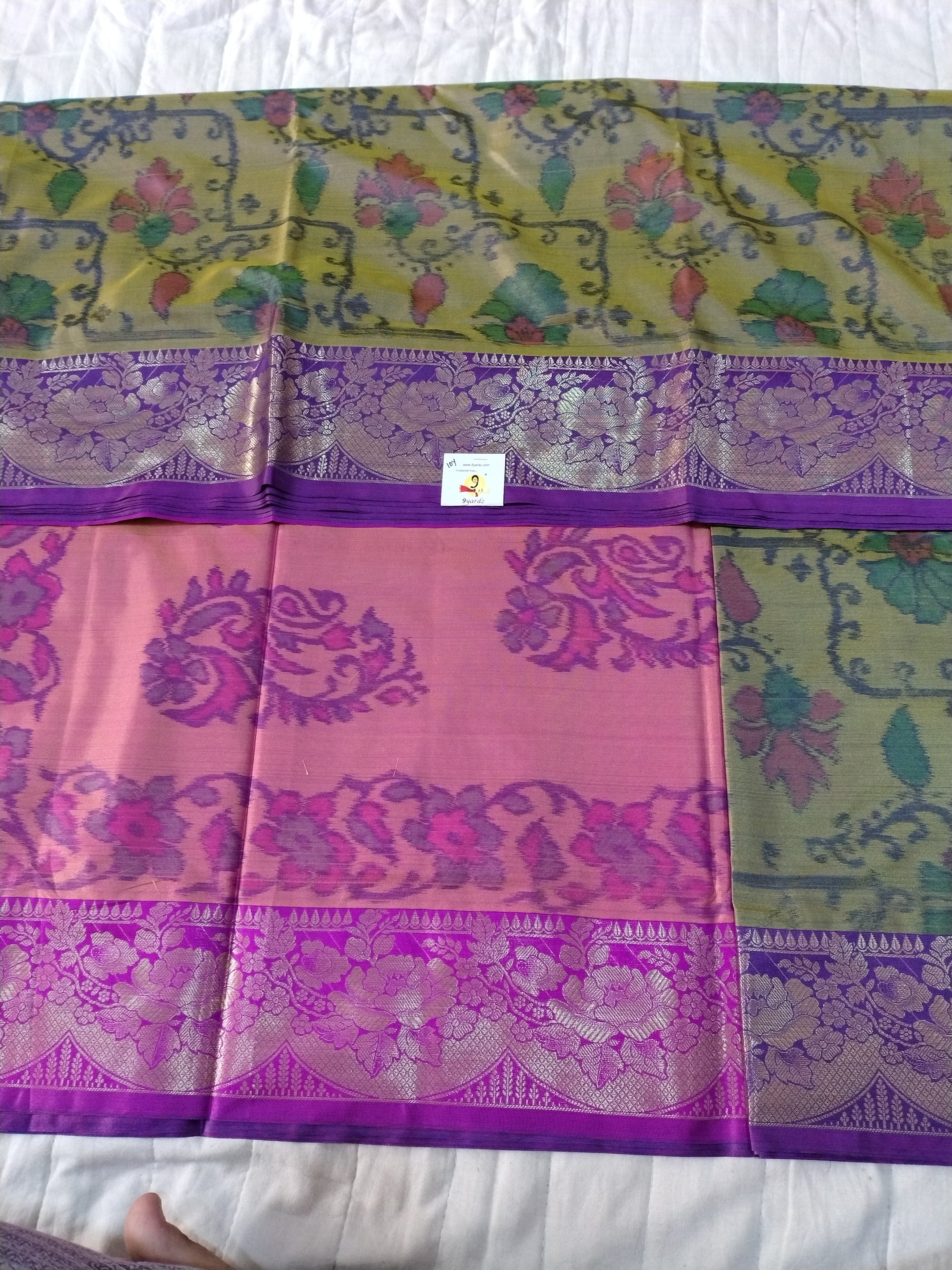 Ikkat semi silk madisar