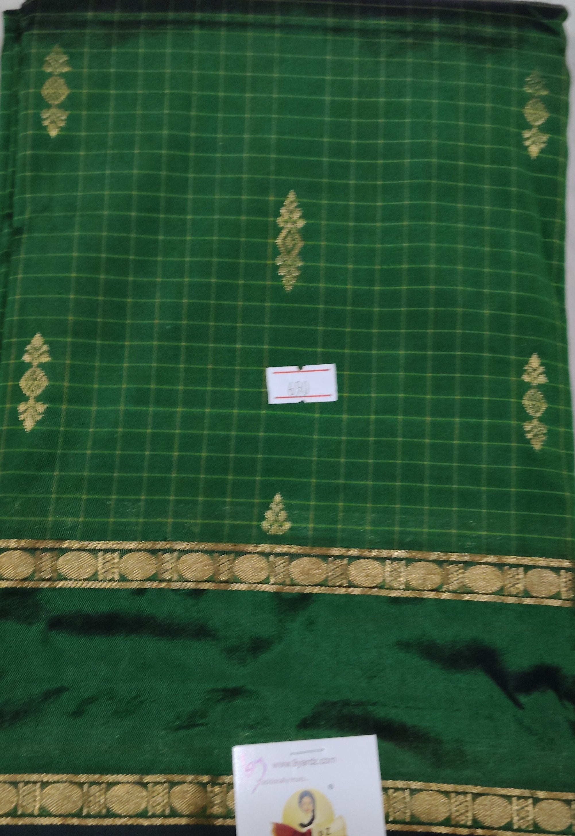China silk checked 6Yards