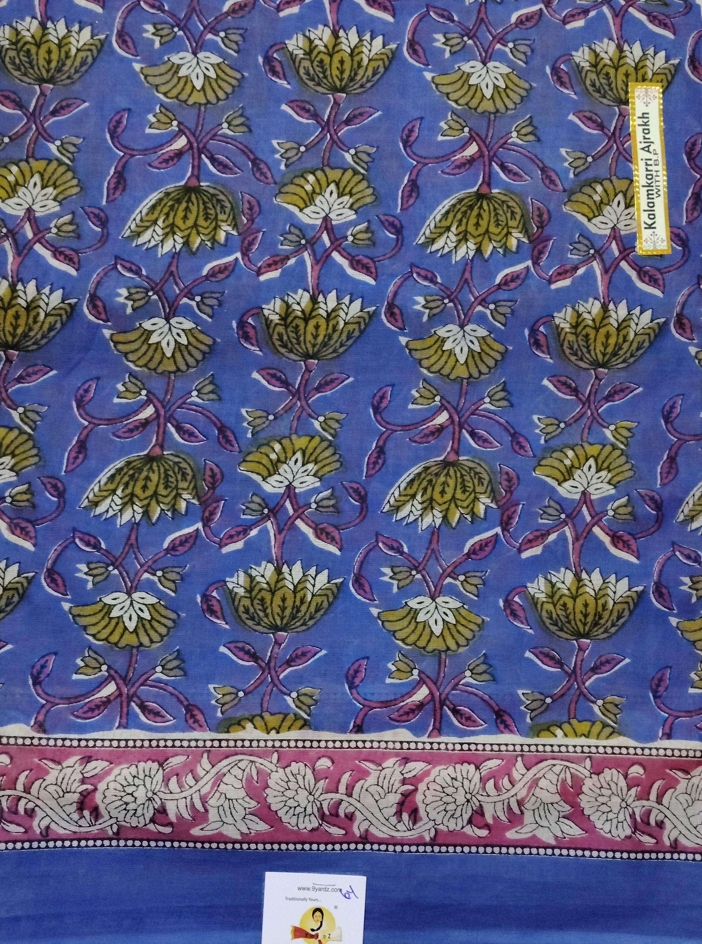 Soft Cotton Bathik saree 6yardz