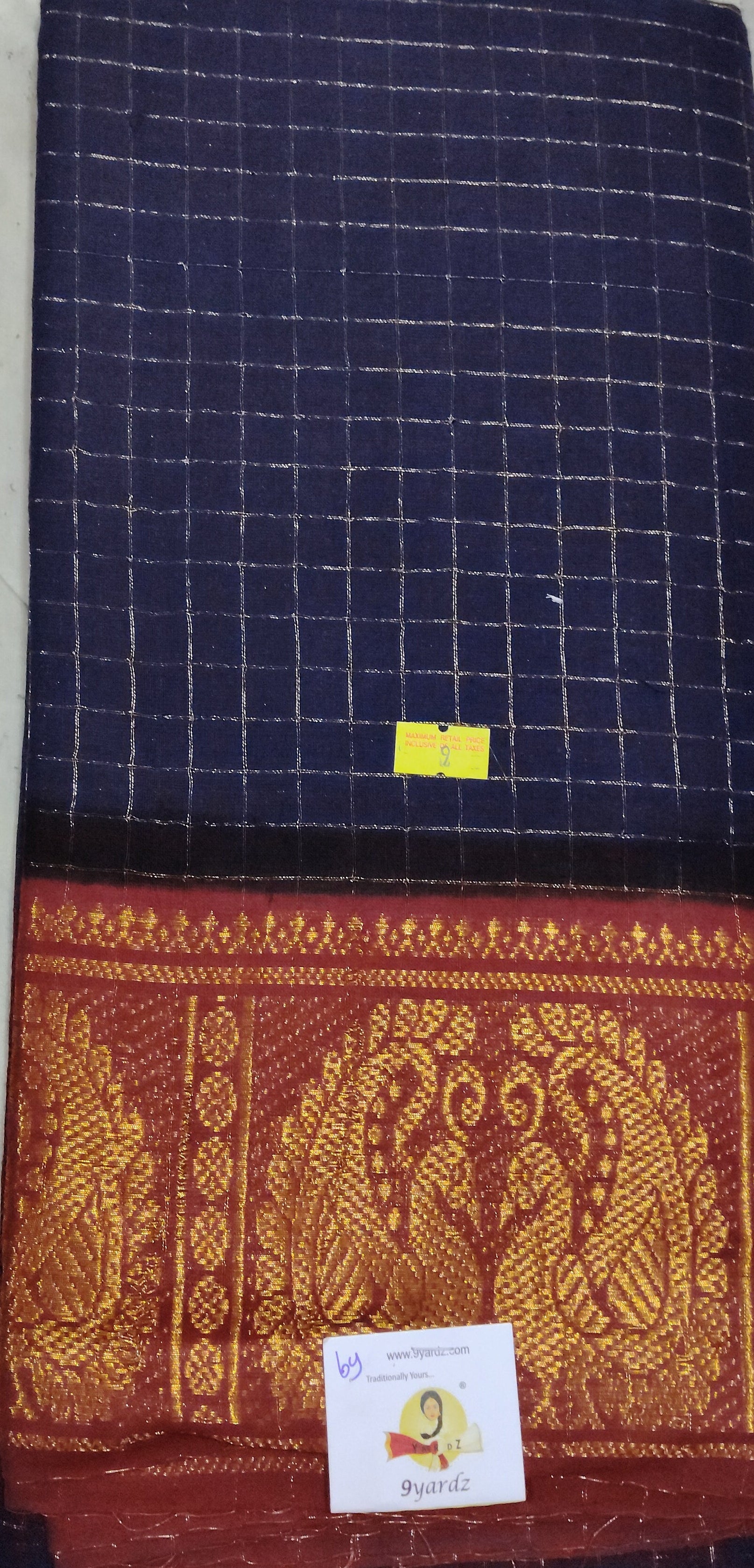 Ranee Cotton zari kattam 6yard