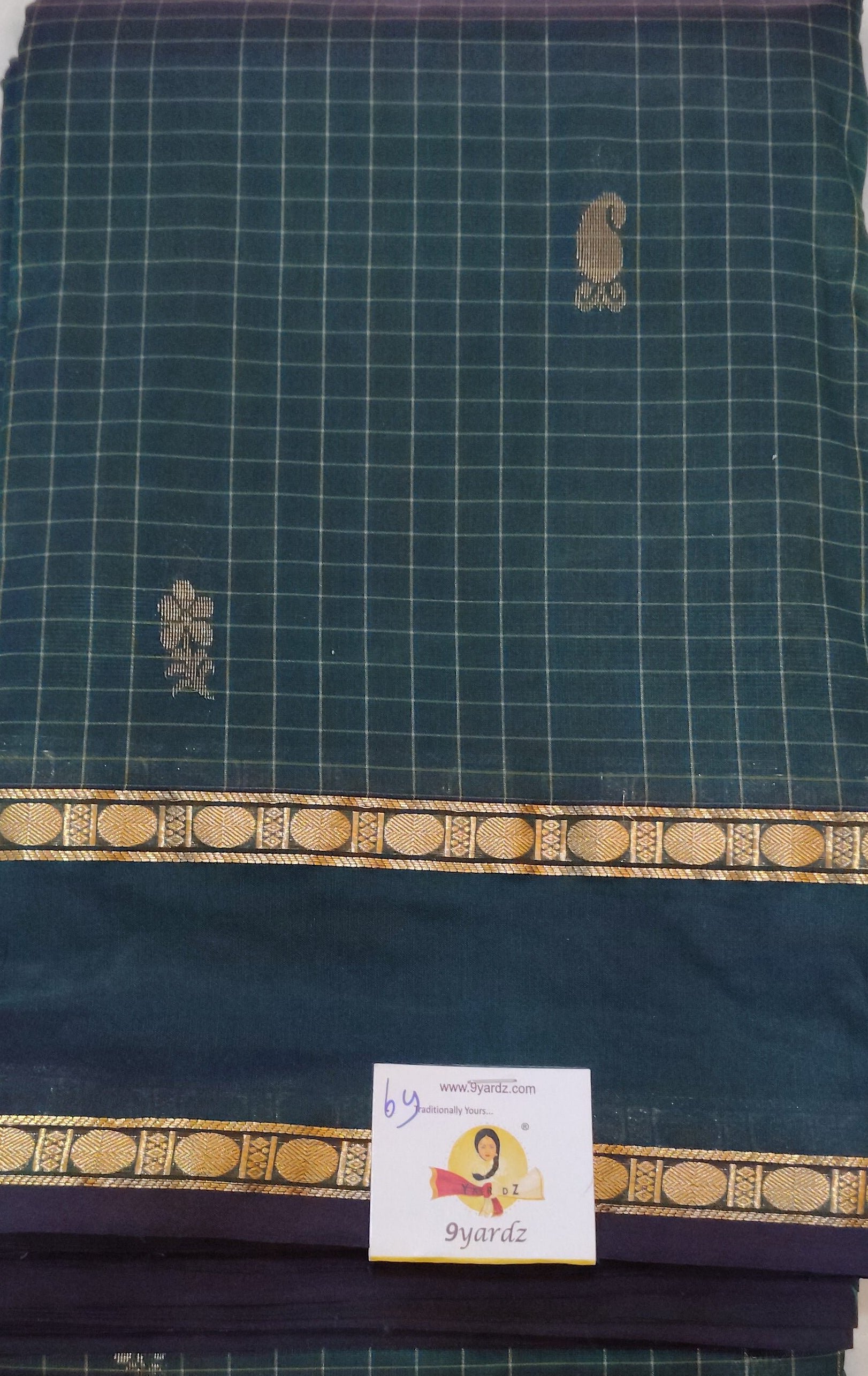China silk checked 6Yards