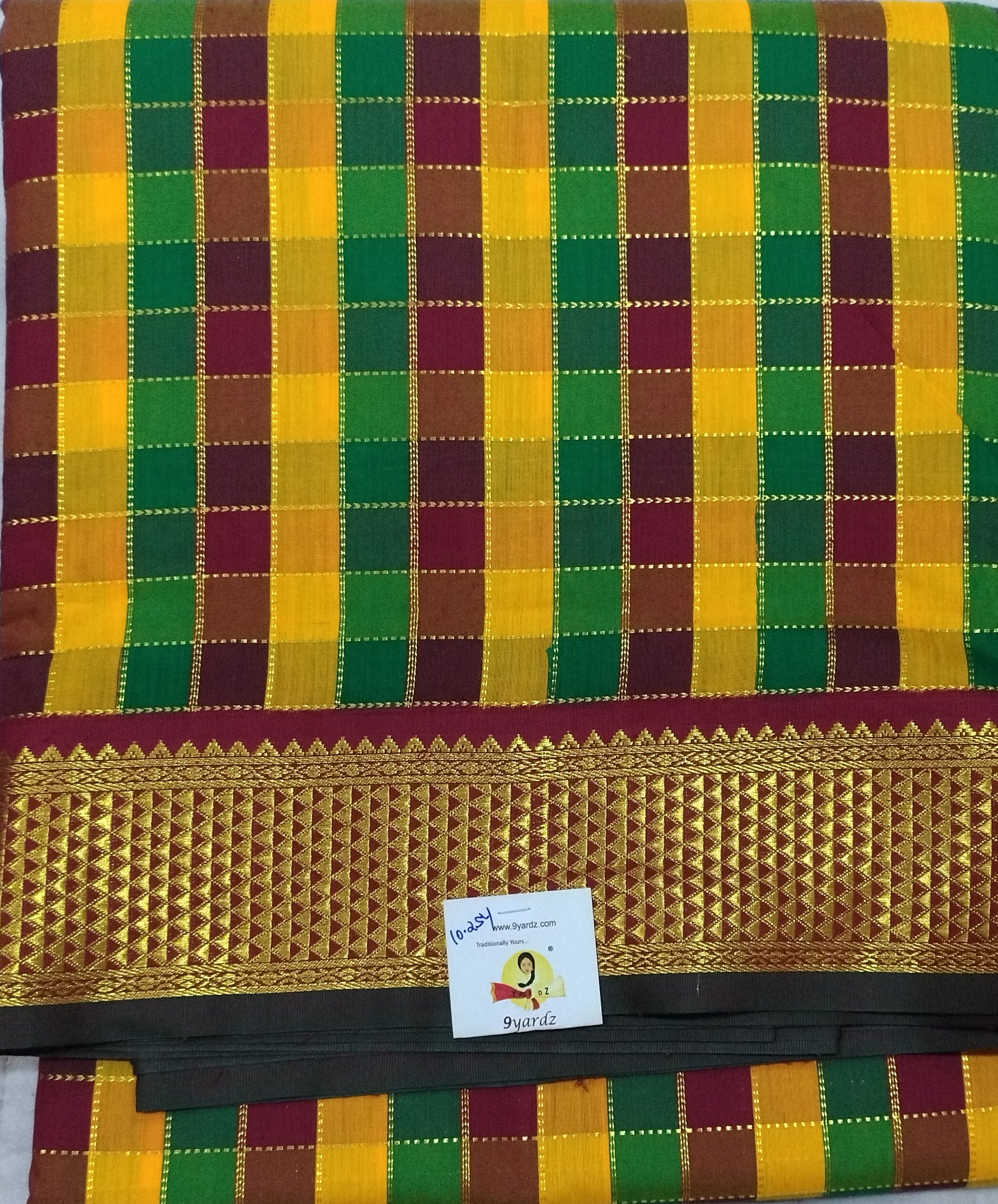 Akshaya cotton 10.25 yards madisar