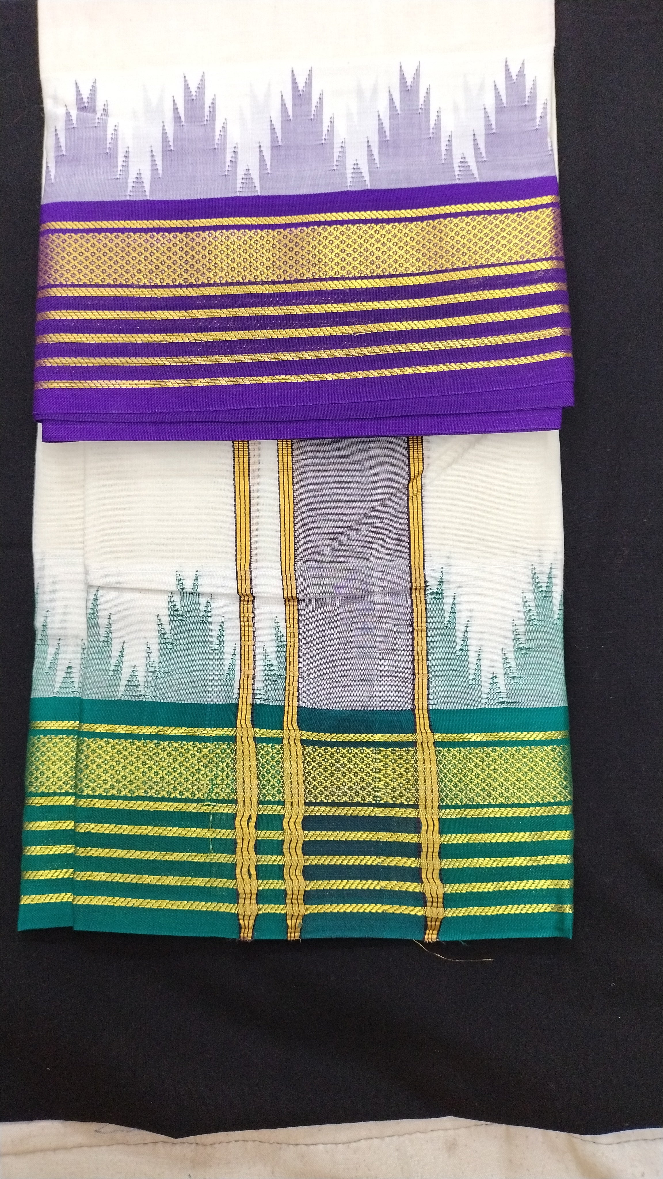 Pure cotton Muhurtham dhoti 9*5