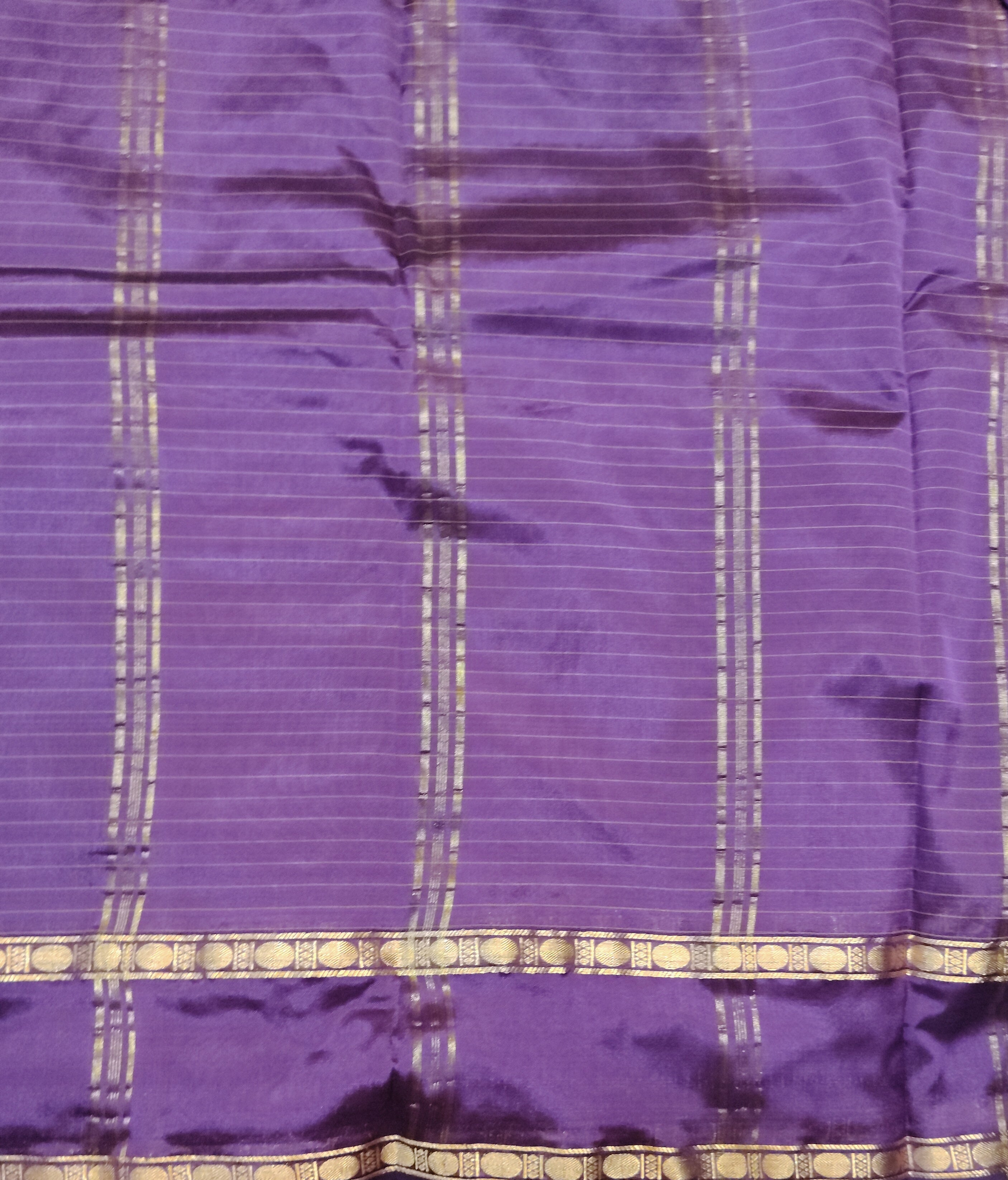 China silk checked 6Yards