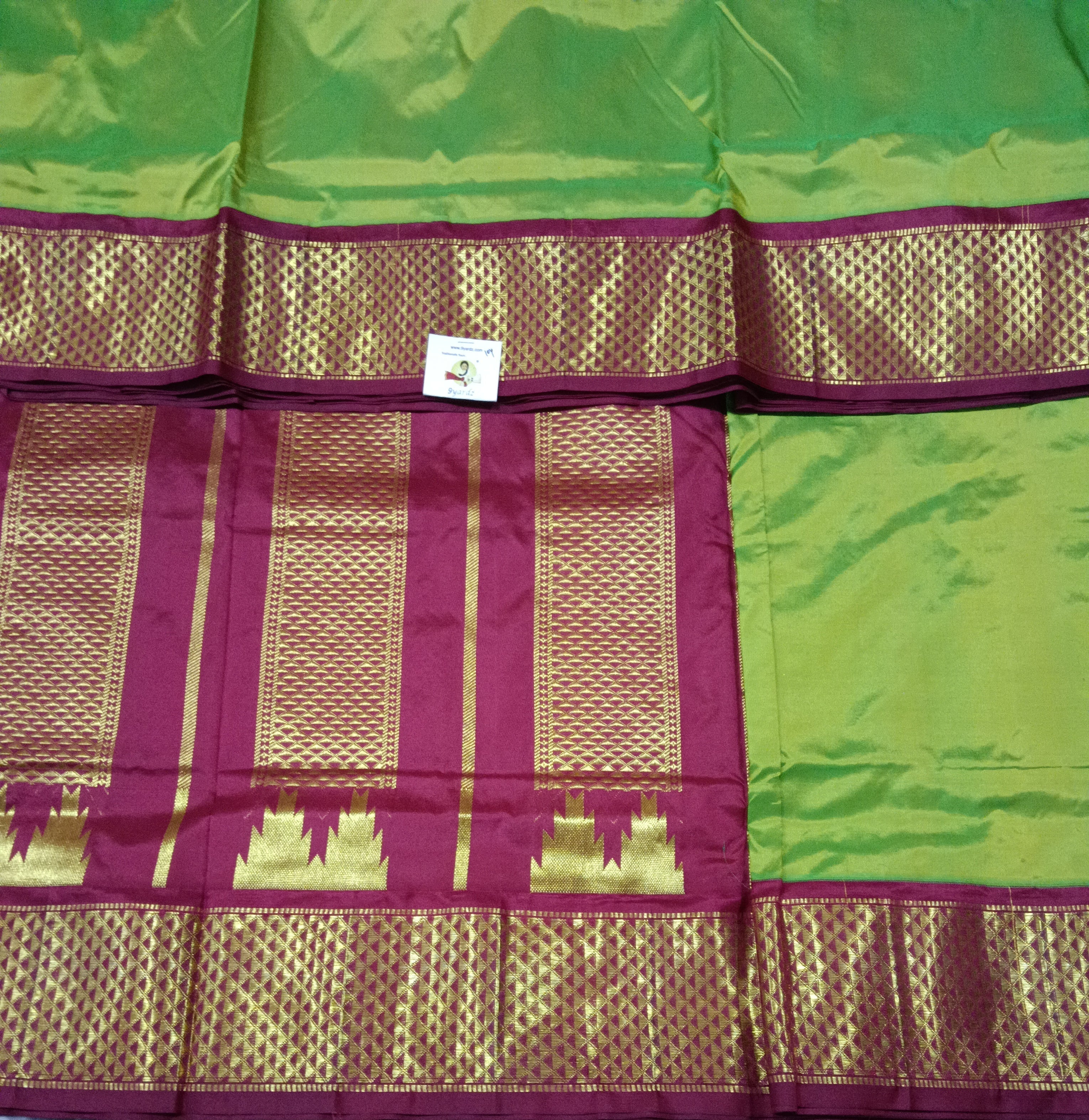 Pure silk 10yardz  saree